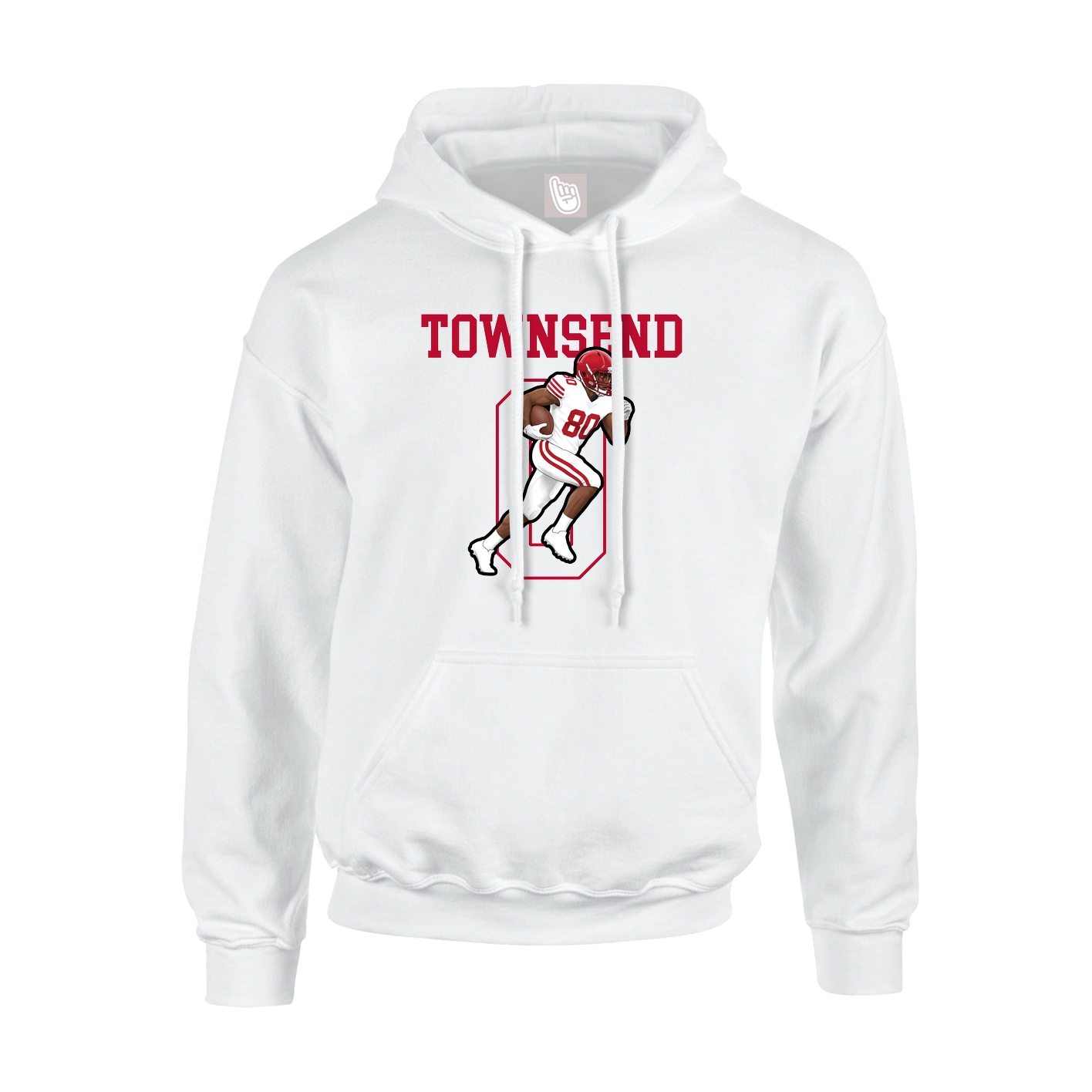 Hoodie — Shirsey in White