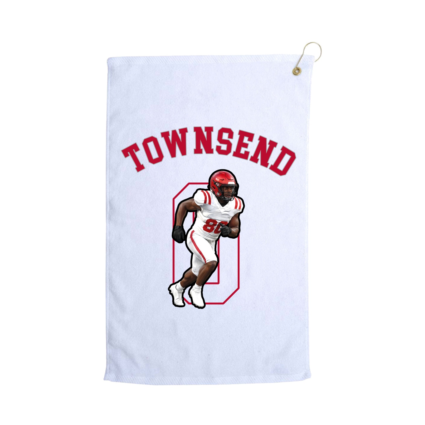 Golf Towel — Shirsey Arch in White