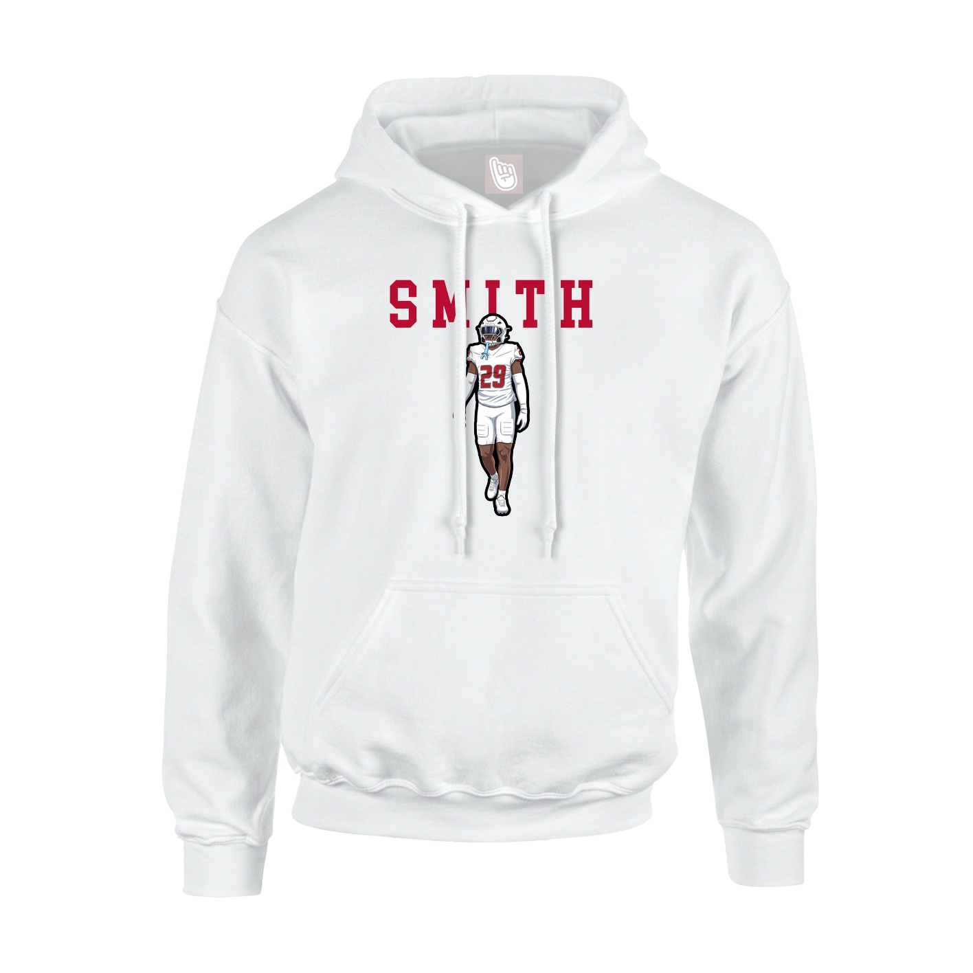 Hoodie — Shirsey in White