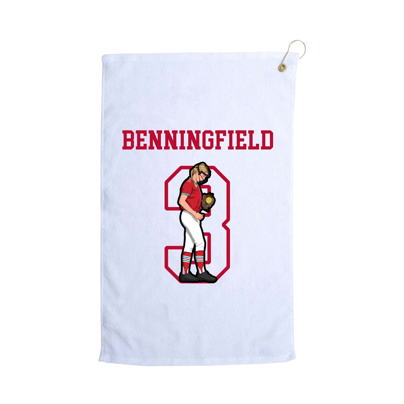 Golf Towel — Shirsey in White