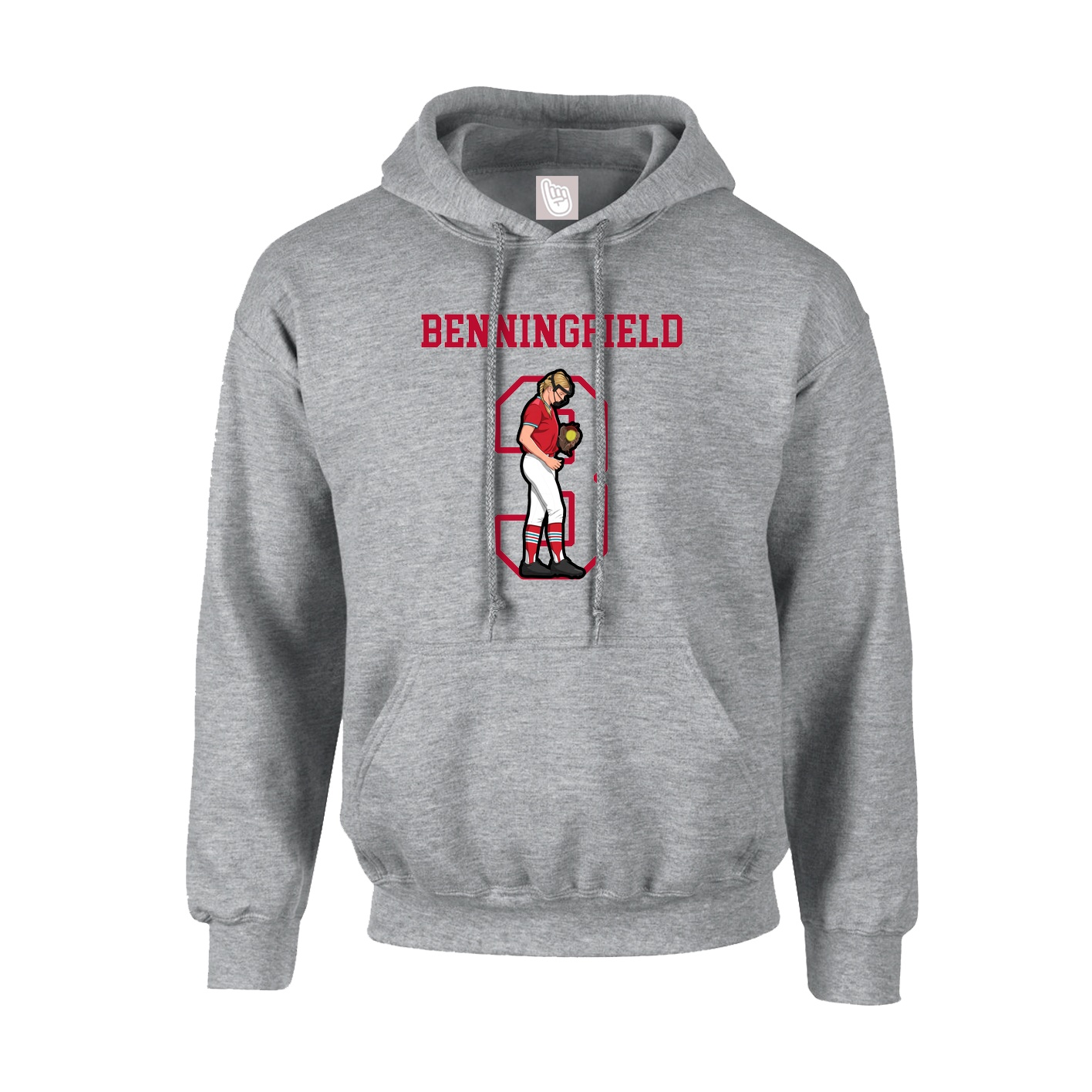 Hoodie — Shirsey in Grey