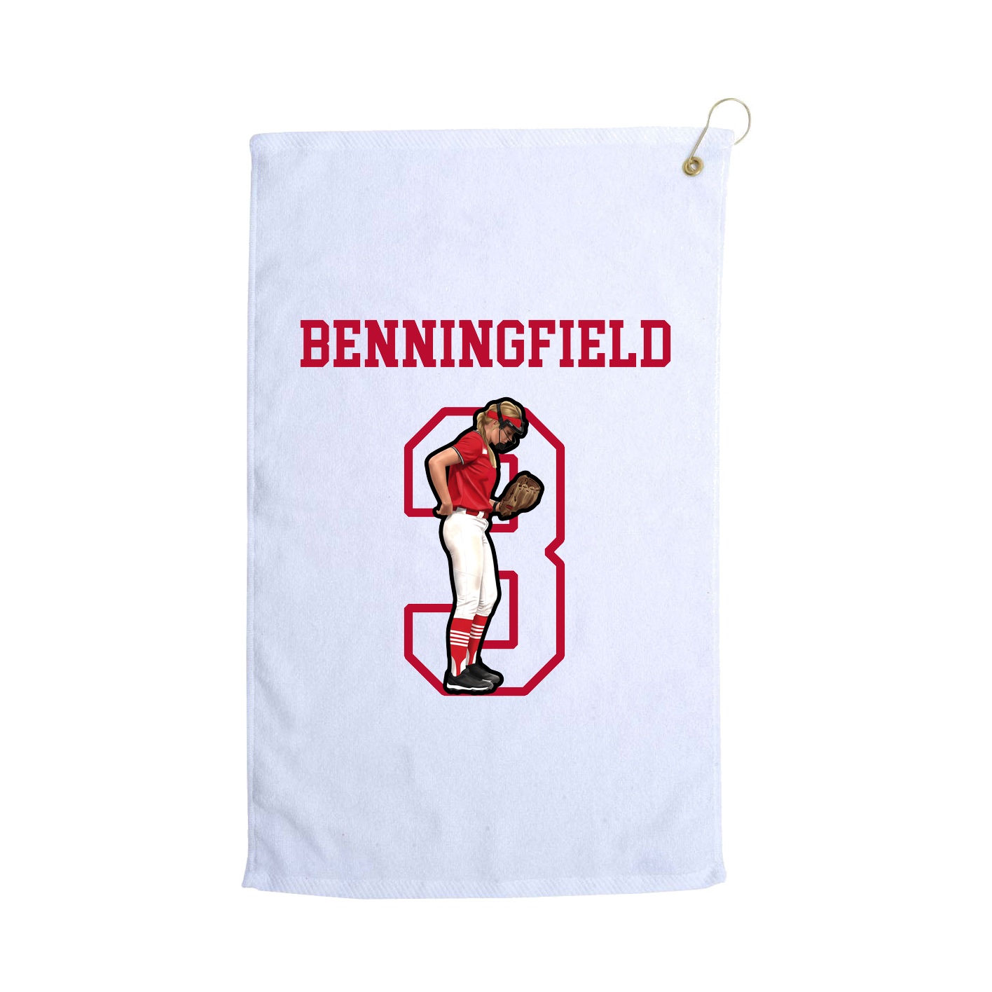 Golf Towel — Shirsey in White