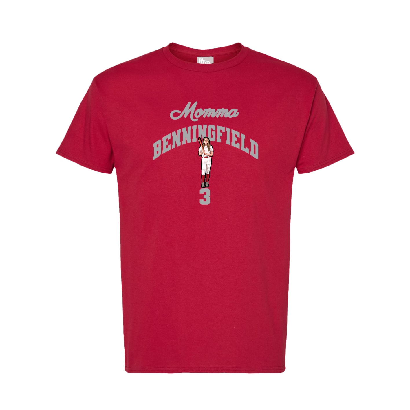 Tee — Mothers Day Arch in Crimson