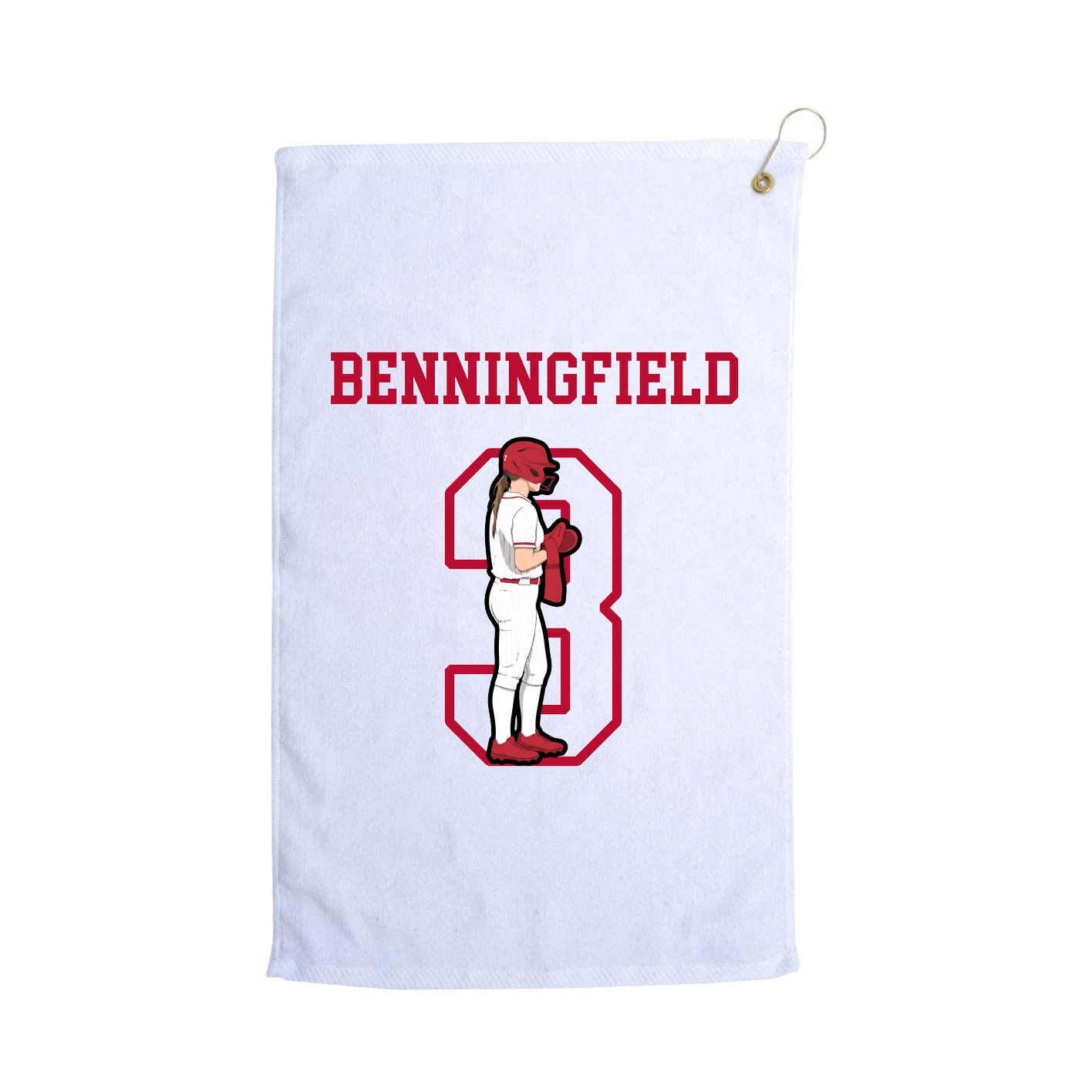 Golf Towel — Shirsey in White