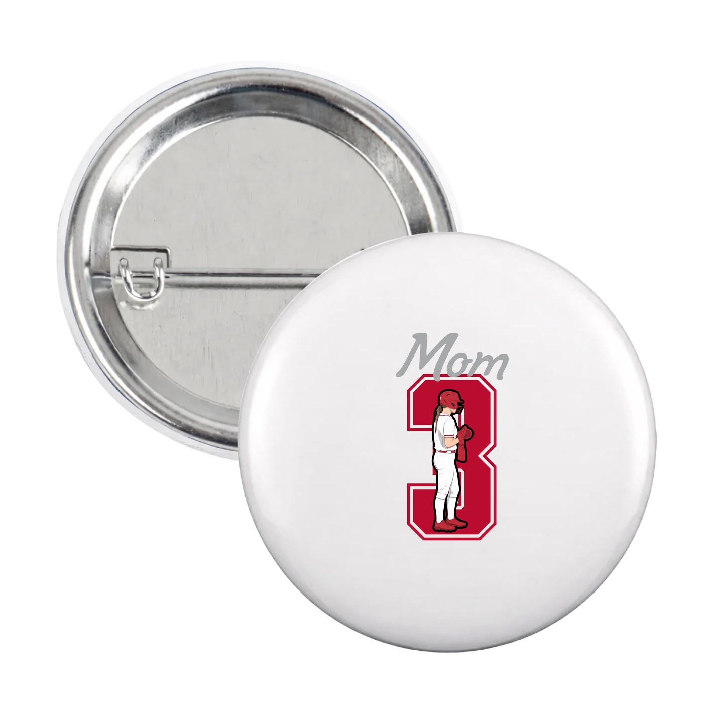 Game Day Button — Mothers Day Shirsey in White