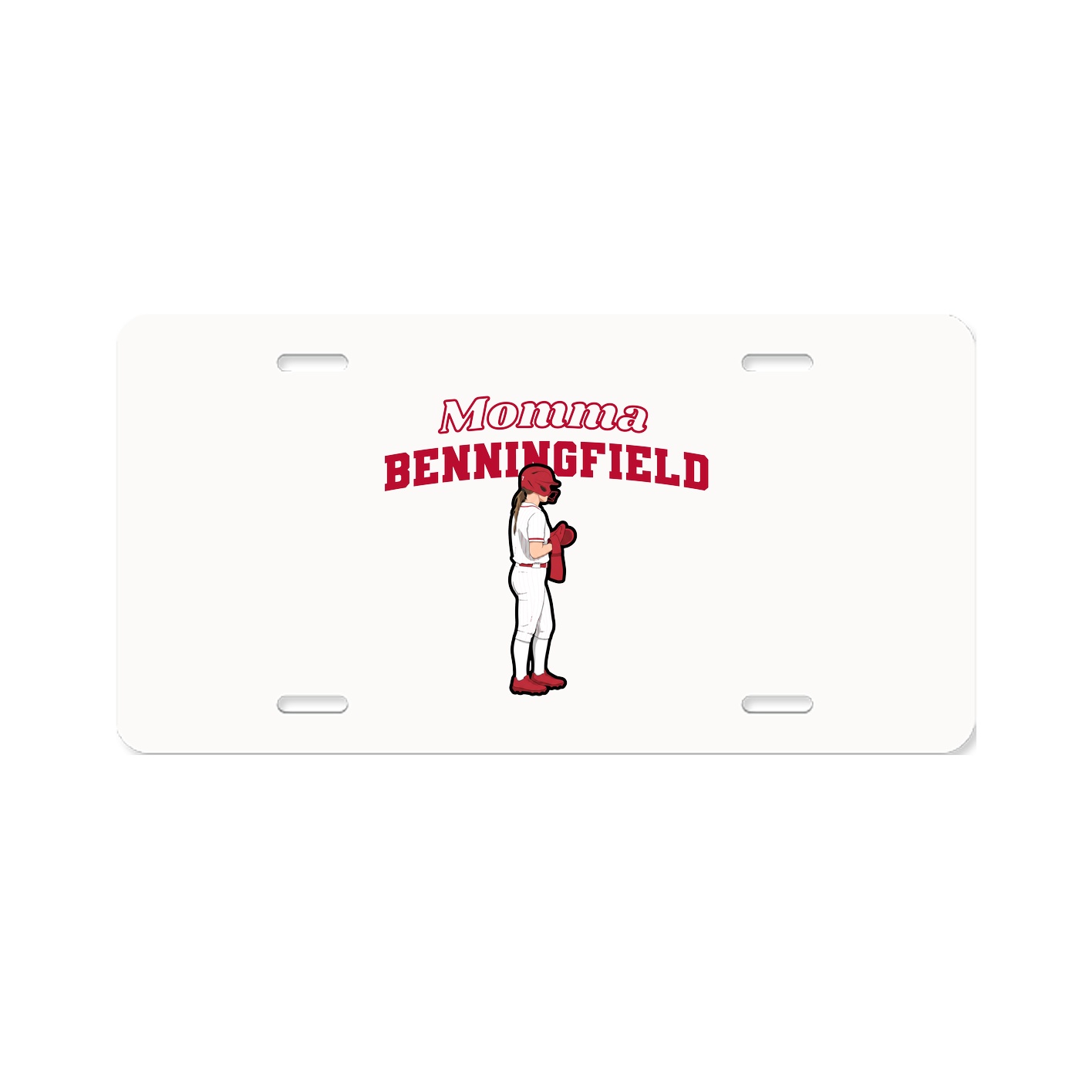 License Plate — Mothers Day Block in Classic