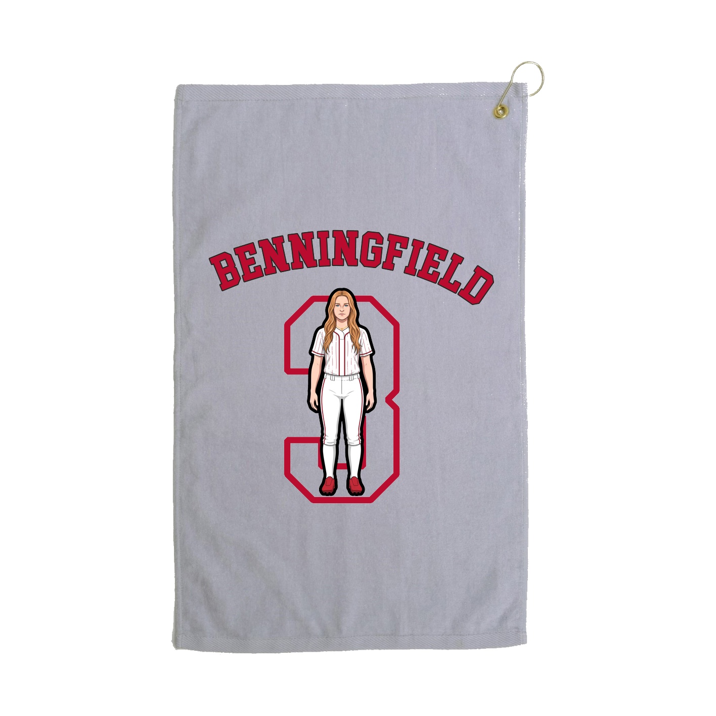 Golf Towel — Shirsey Arch in Grey