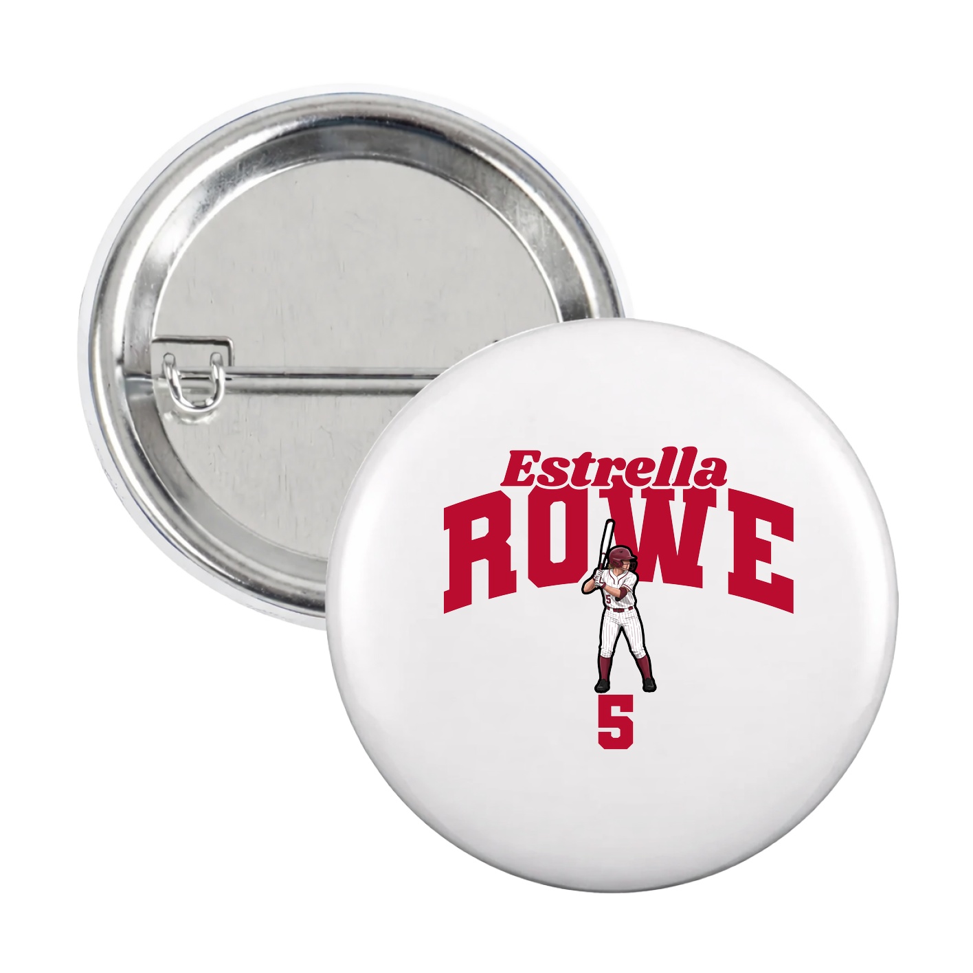 Game Day Button — Signature Arch in White