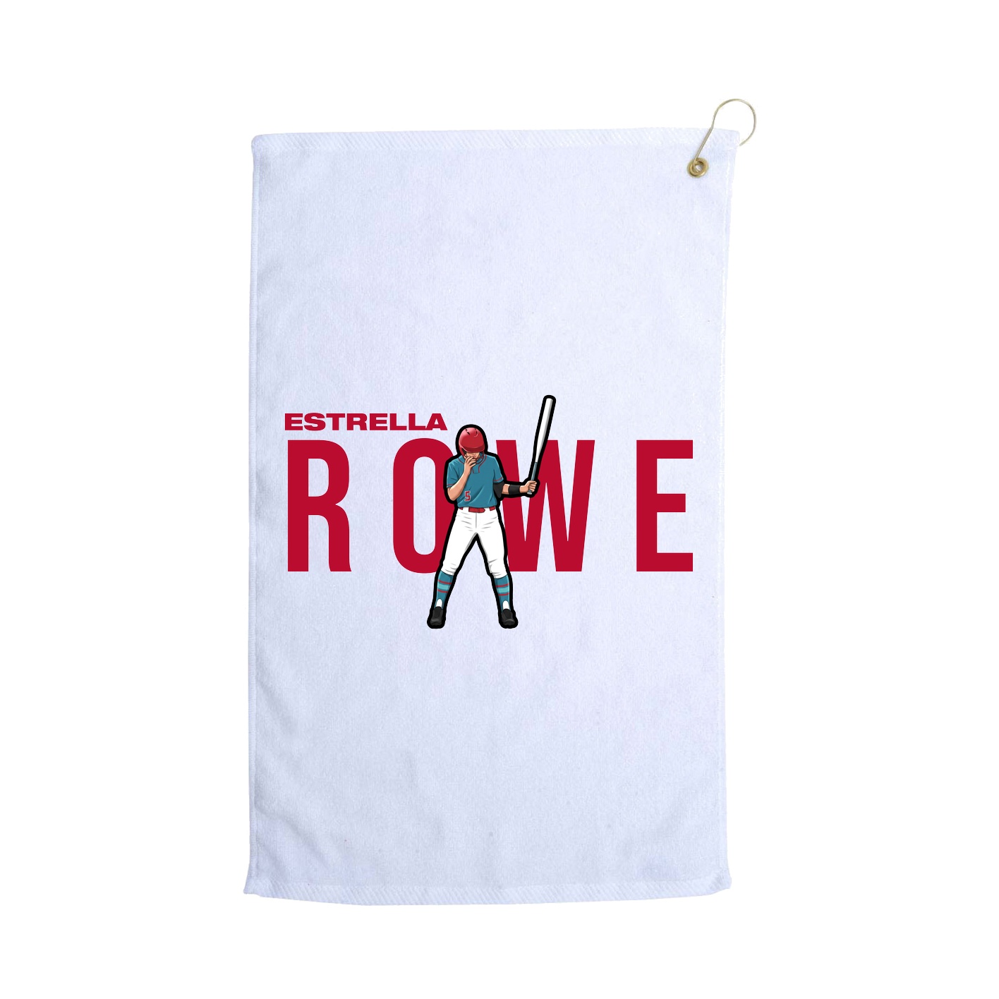 Golf Towel — Player Name in White