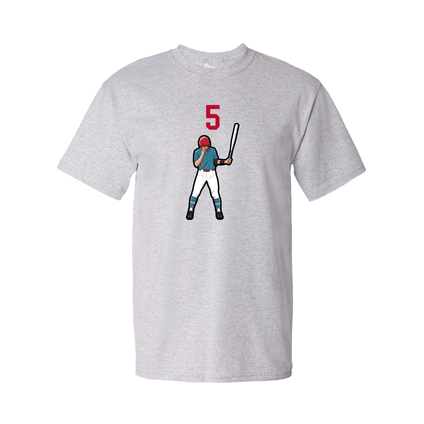 Tee — Number Top in Grey
