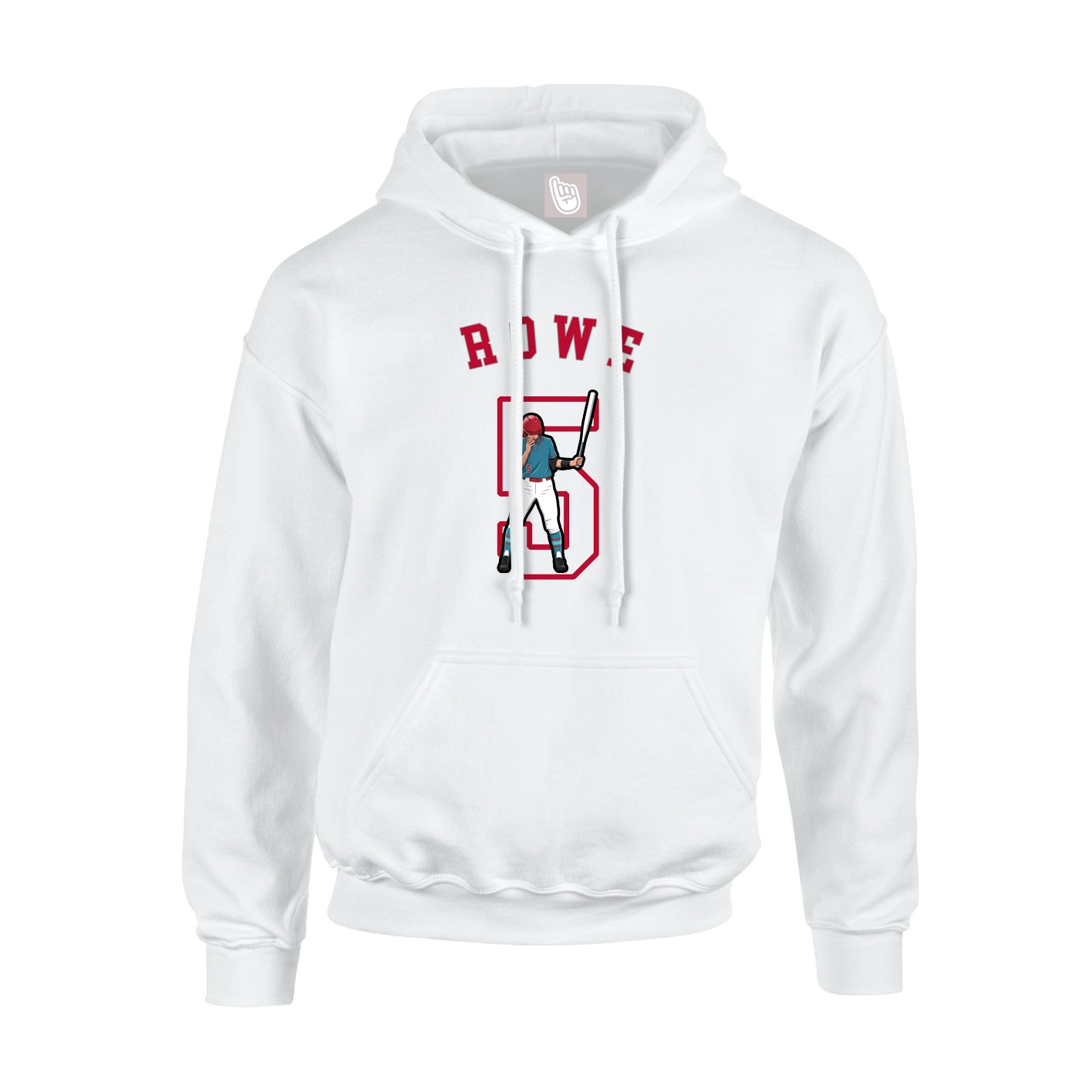 Youth Hoodie — Shirsey Arch in White