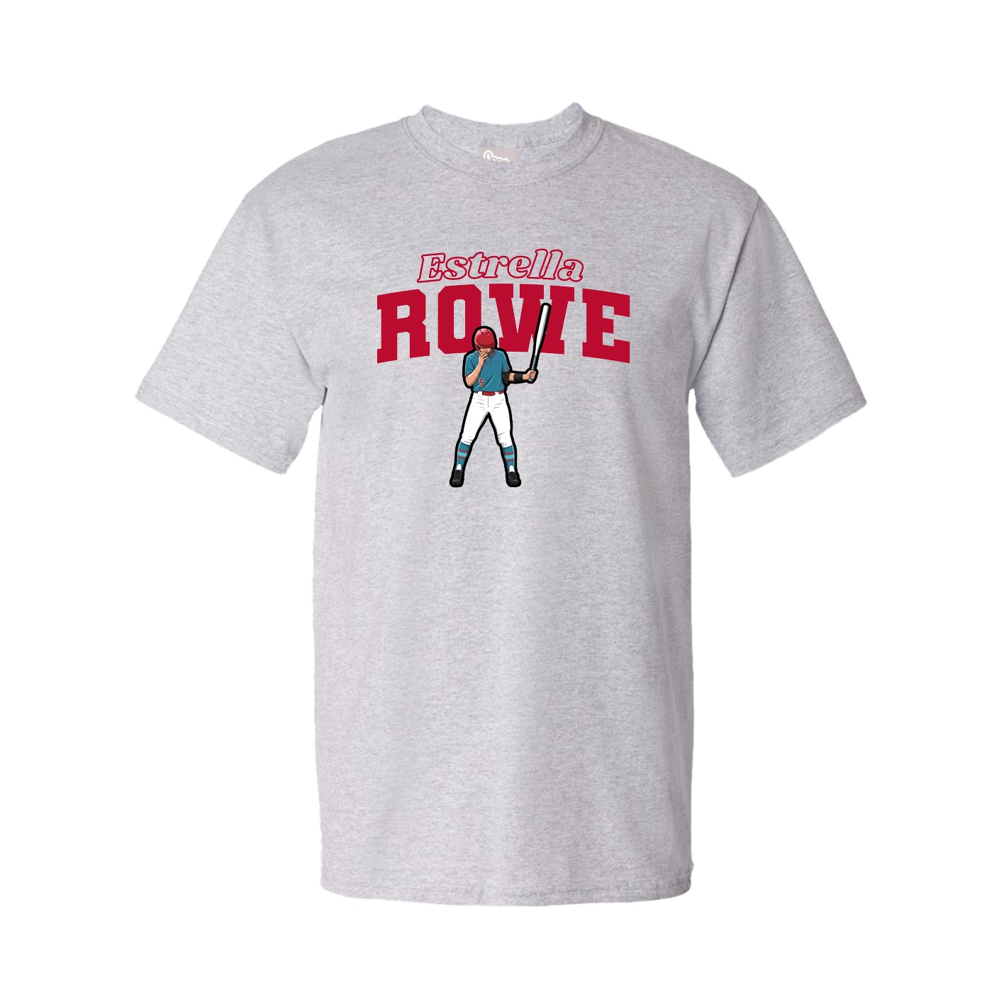 Tee — Name Arch in Grey