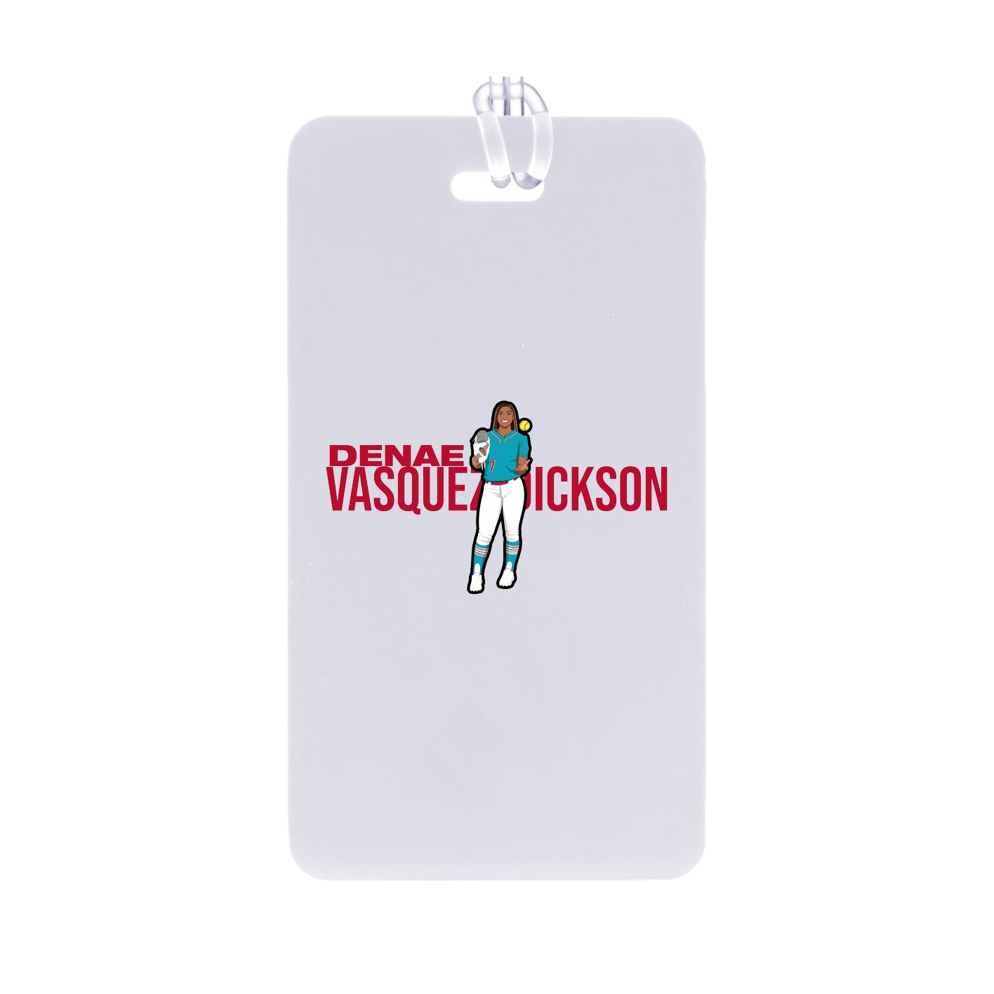 Bag Tag — Player Name in Classic
