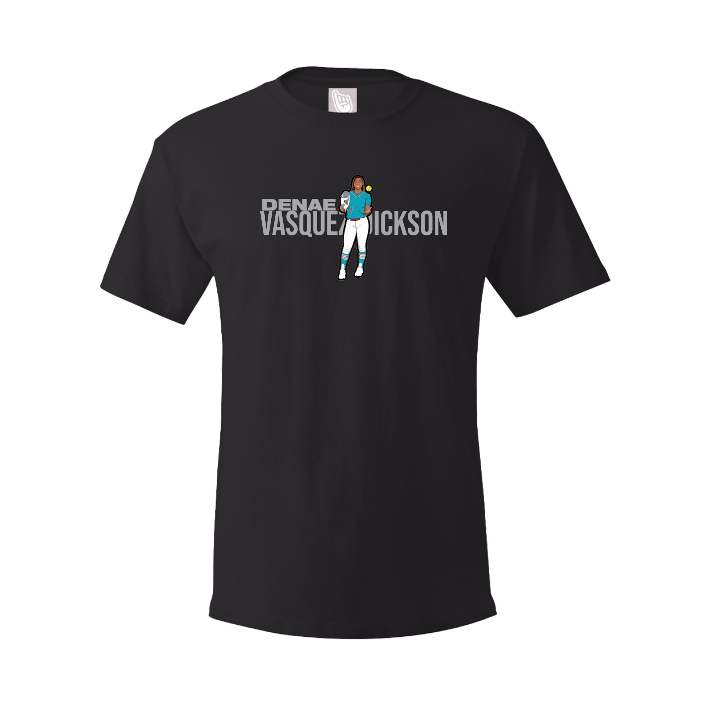 Tee — Player Name in Black