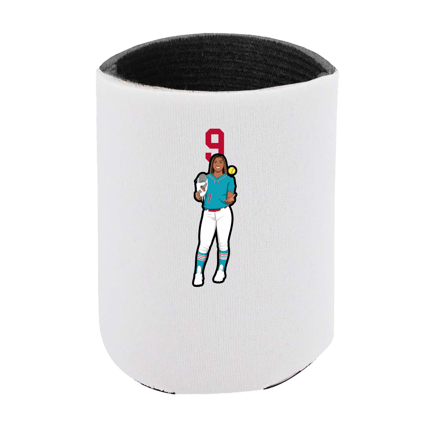 Can Holder — Number Top in White