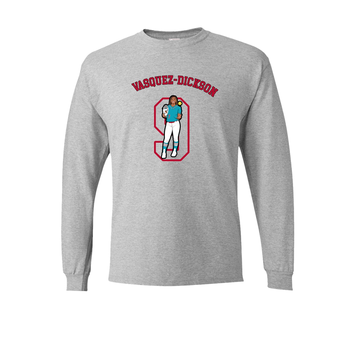 Long Sleeve Tee — Shirsey Arch in Grey