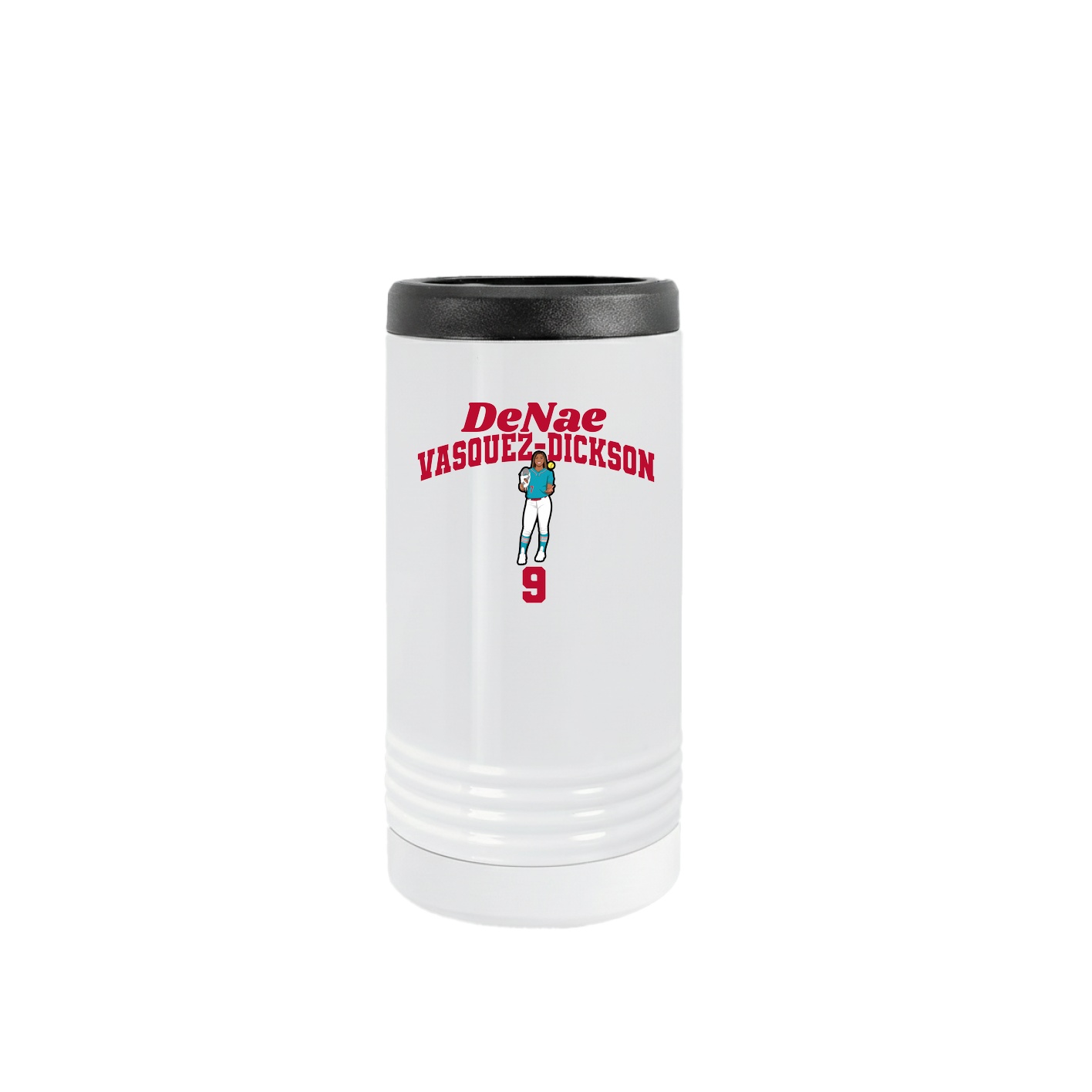 Slim Beverage Holder — Signature Arch in White