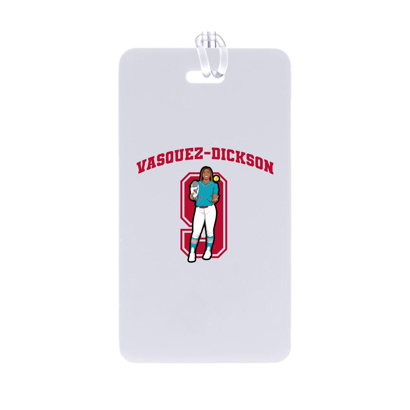 Bag Tag — Number in Classic