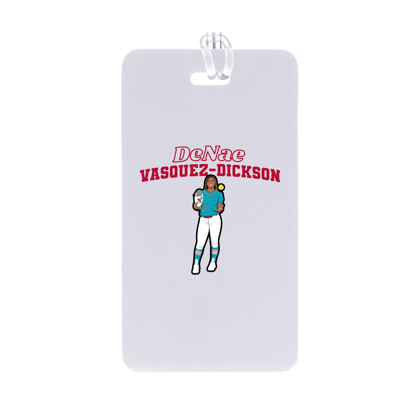 Bag Tag — Name Arch in Classic