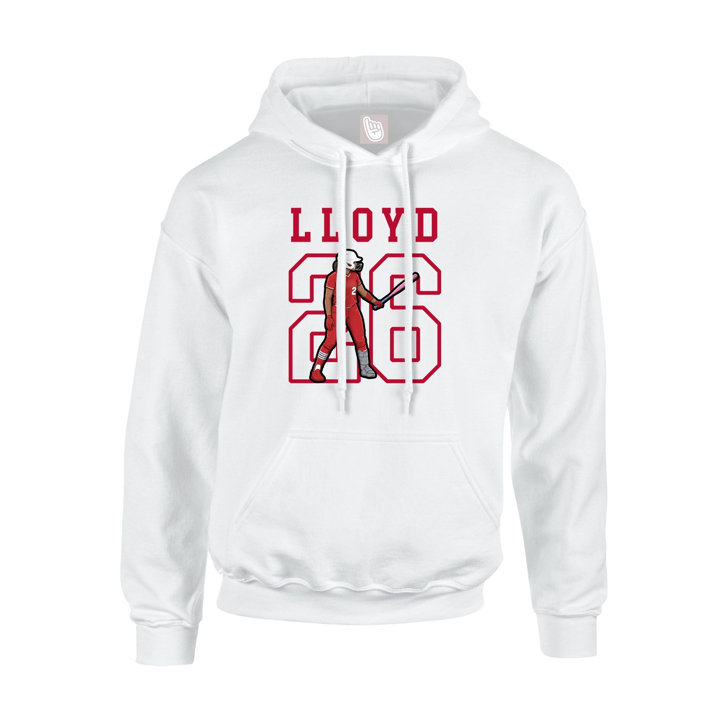 Hoodie — Shirsey in White