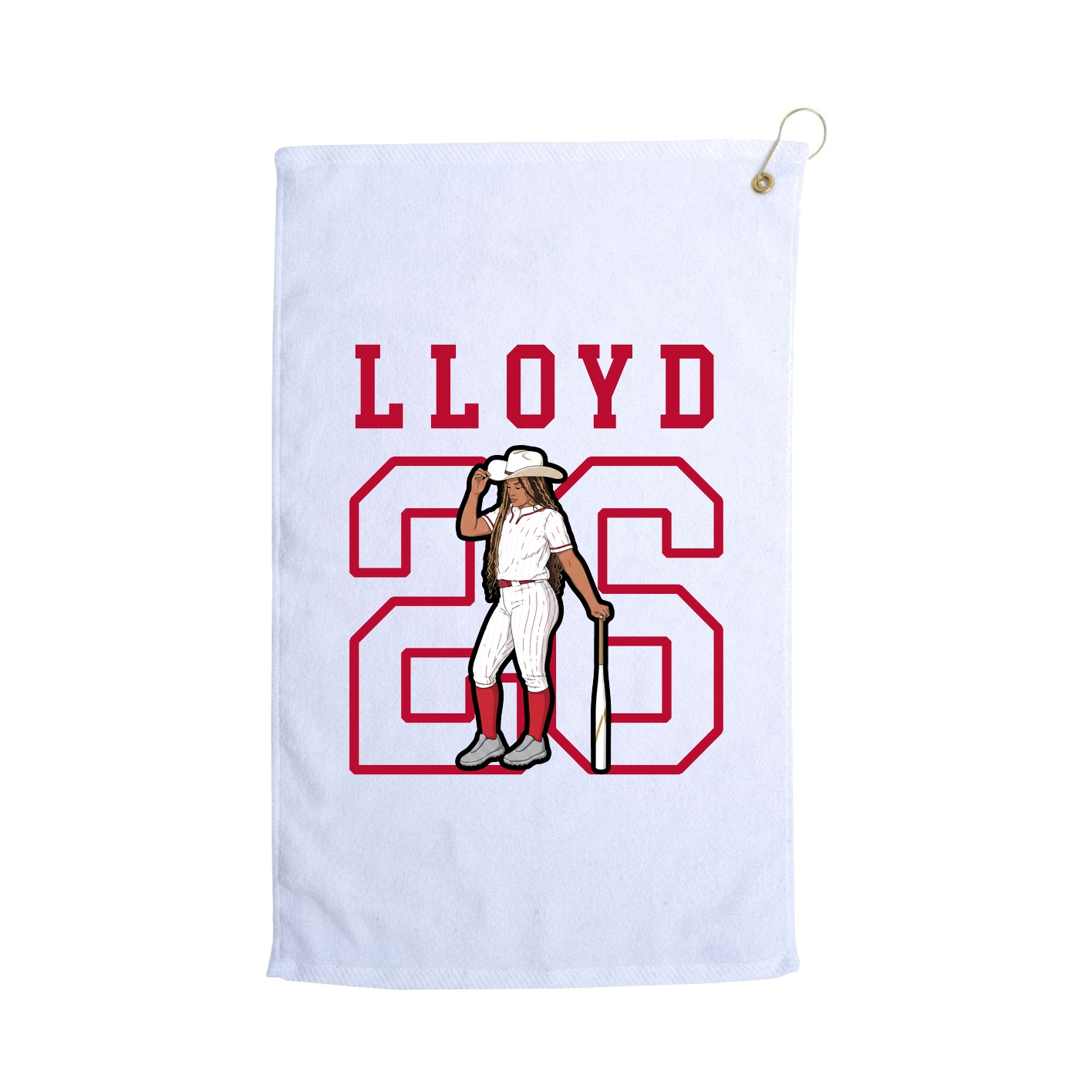 Golf Towel — Shirsey in White