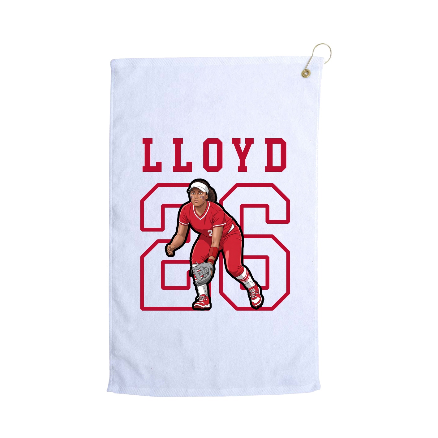 Golf Towel — Shirsey in White