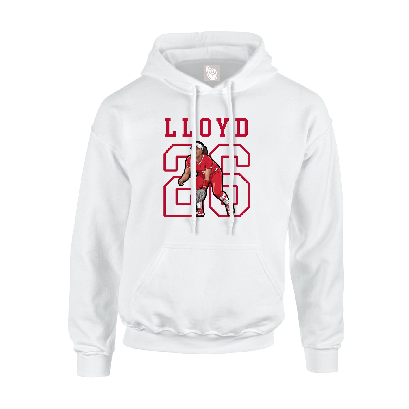 Youth Hoodie — Shirsey in White