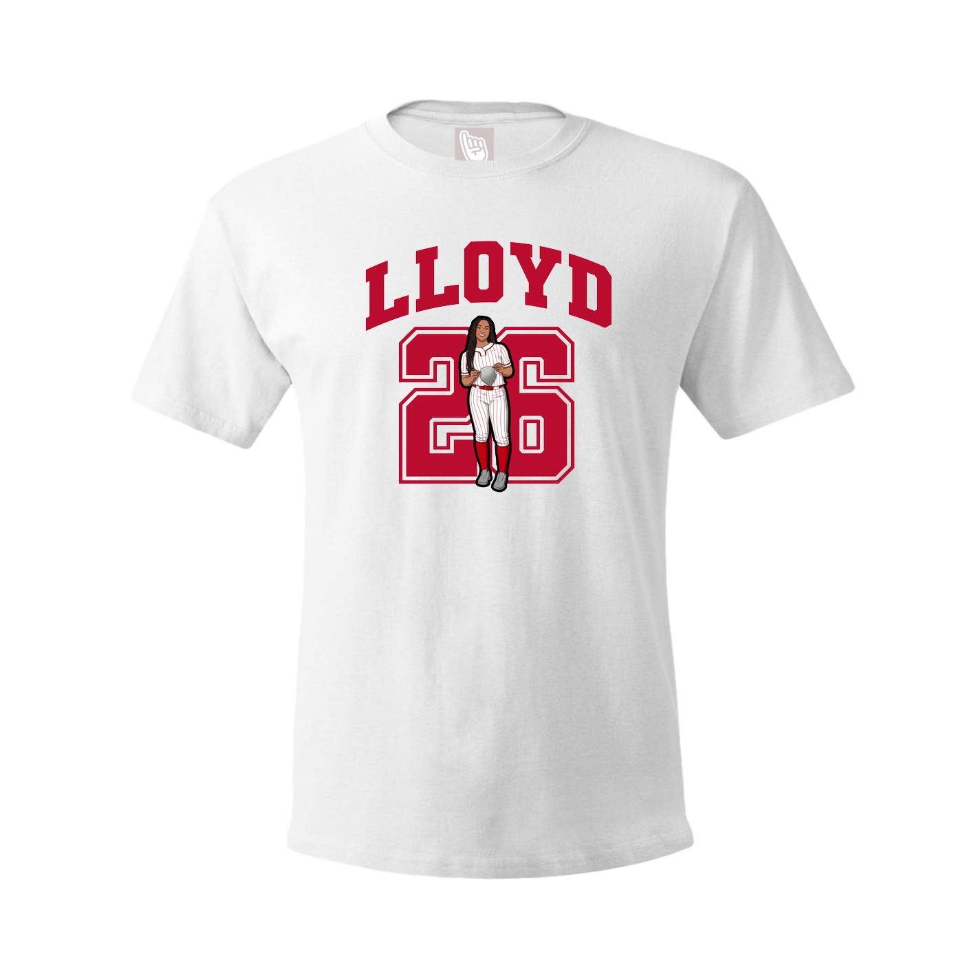 Tee — Number in White