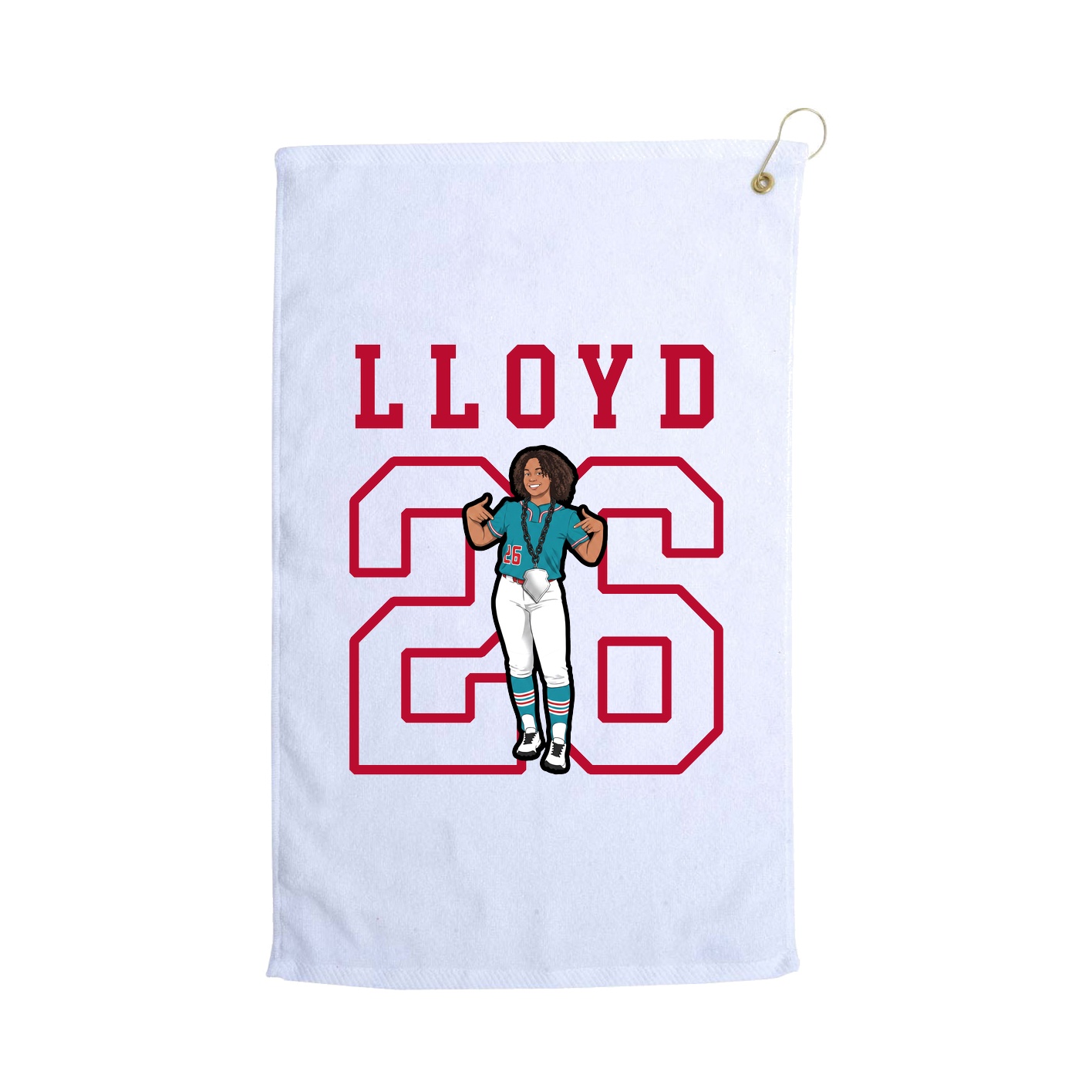 Golf Towel — Shirsey in White