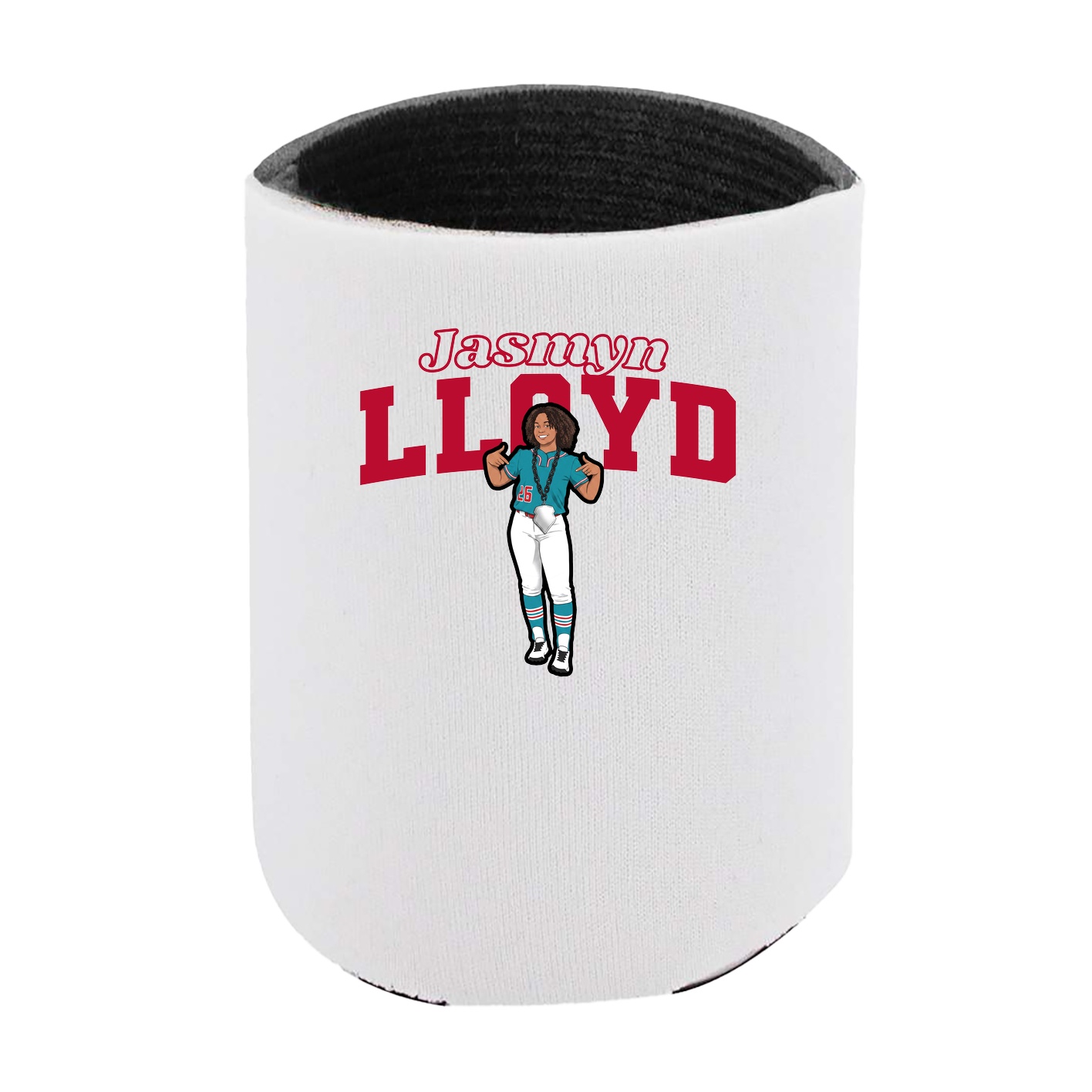 Can Holder — Name Arch in White