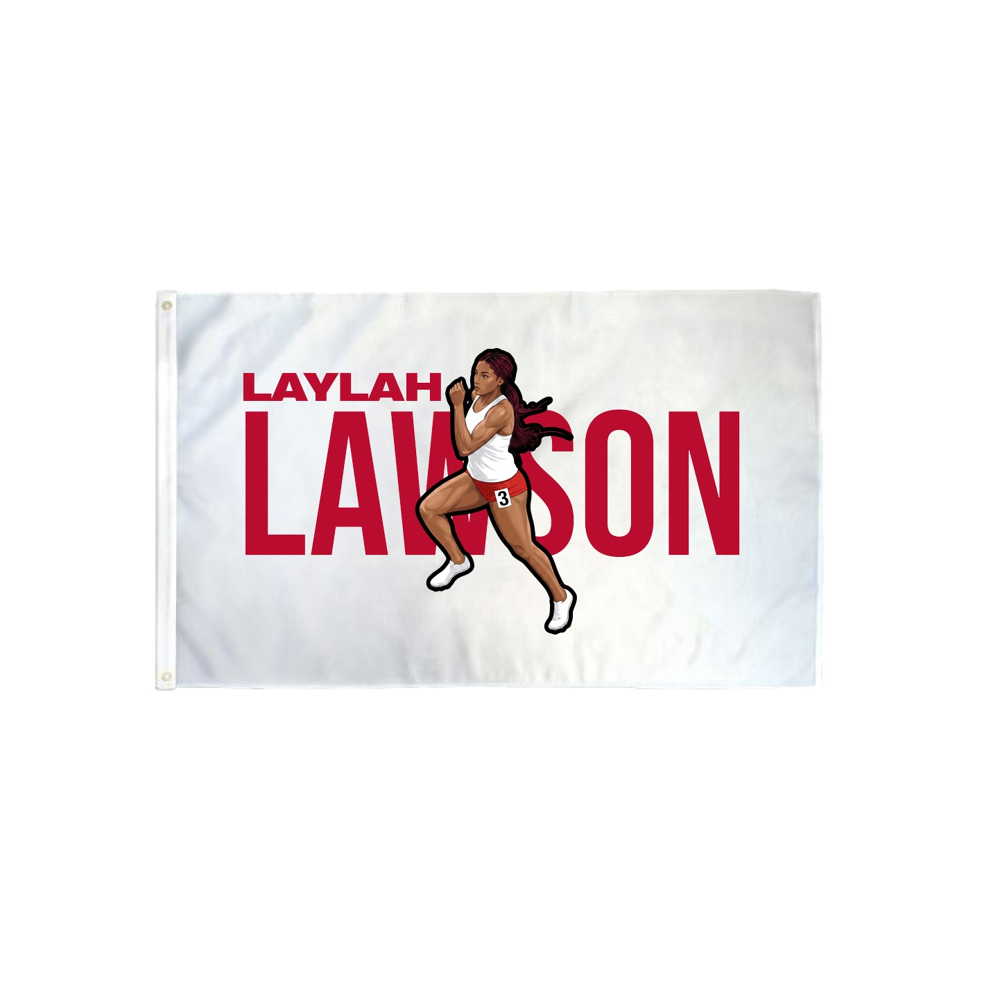 3x5 Flag — Player Name in Classic