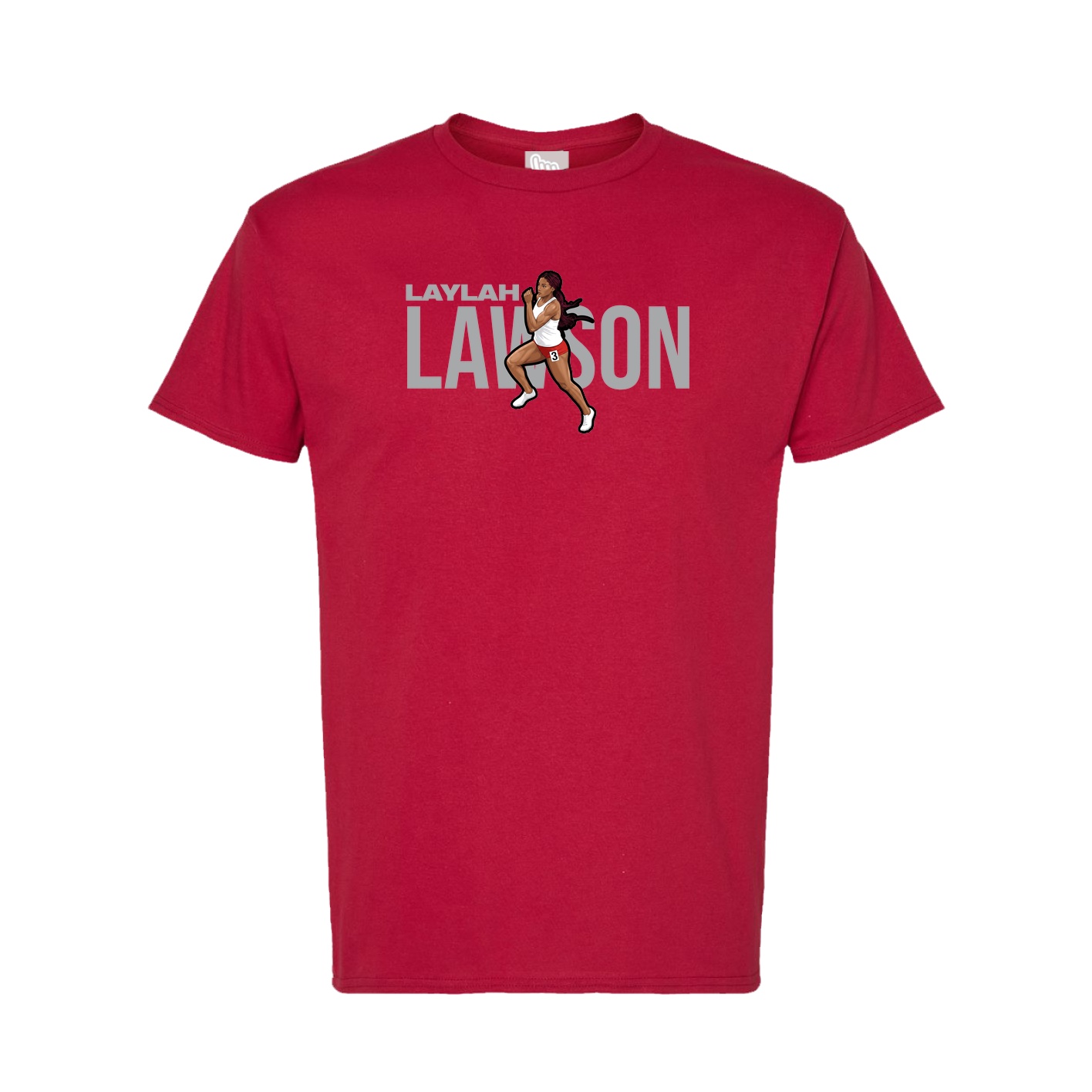 Tee — Player Name in Crimson