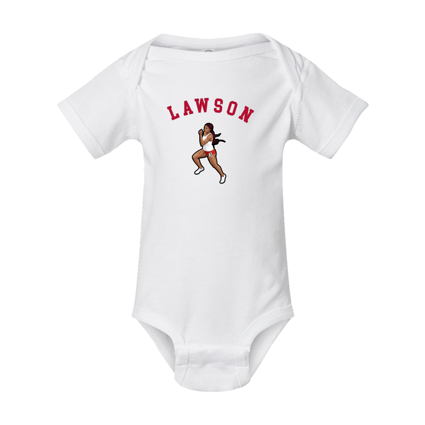 Baby Onesie — Shirsey Arch in White