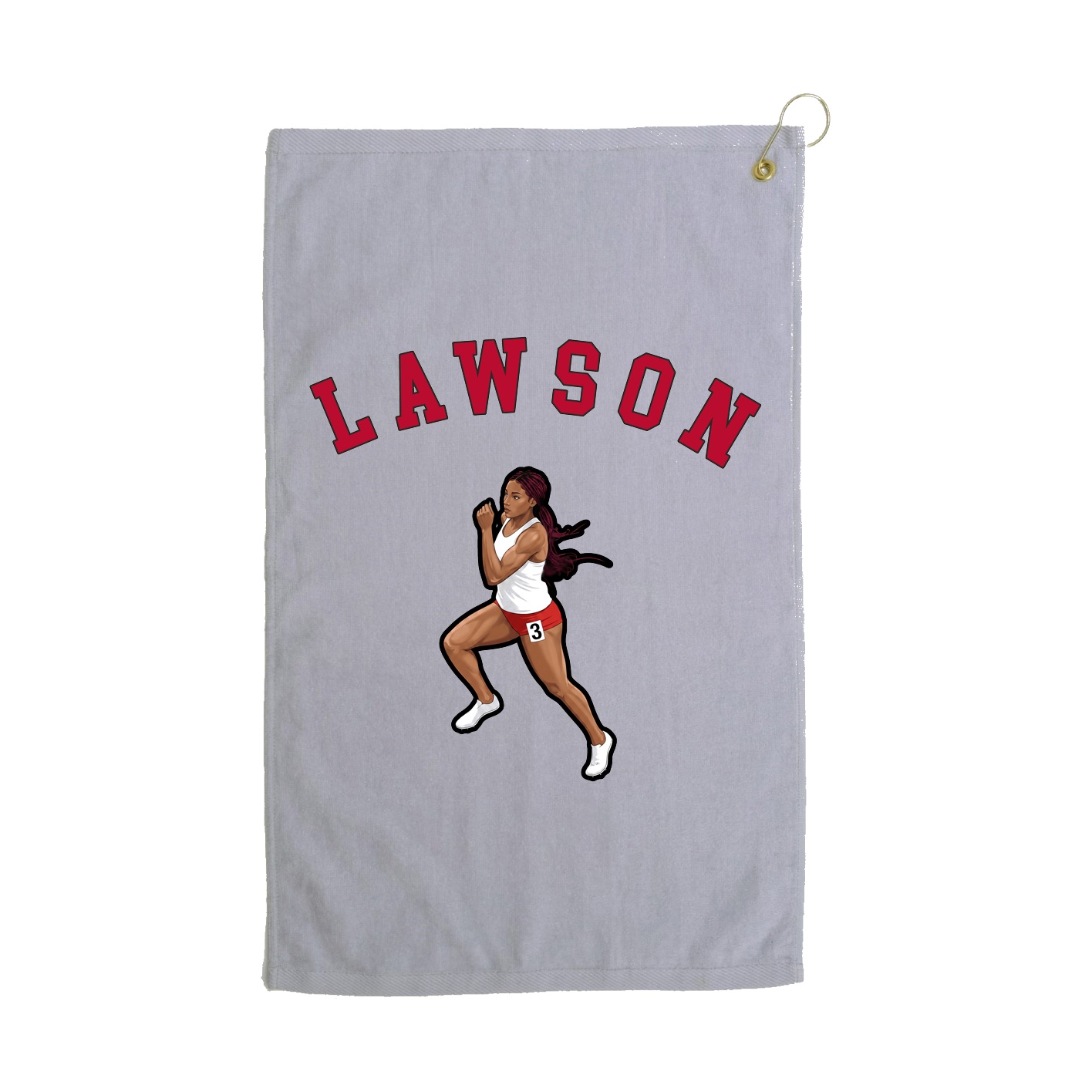 Golf Towel — Shirsey Arch in Grey