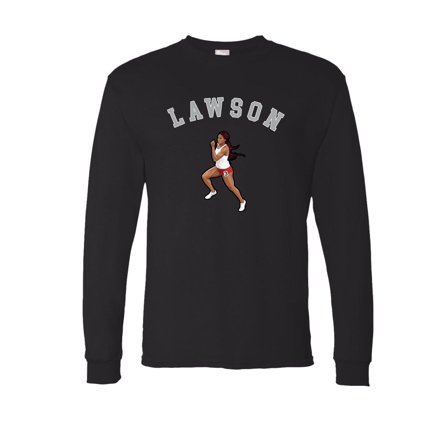 Long Sleeve Tee — Shirsey Arch in Black