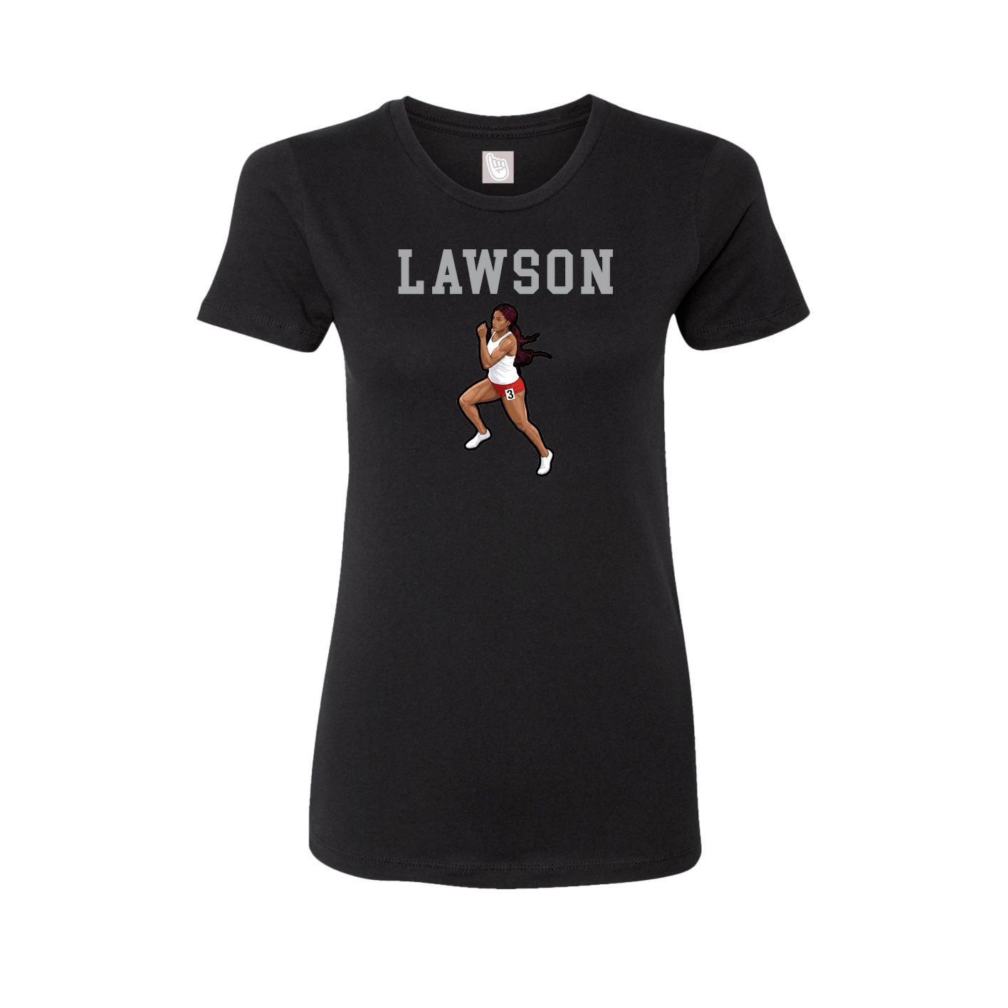 Fitted Women's Tee — Shirsey in Black