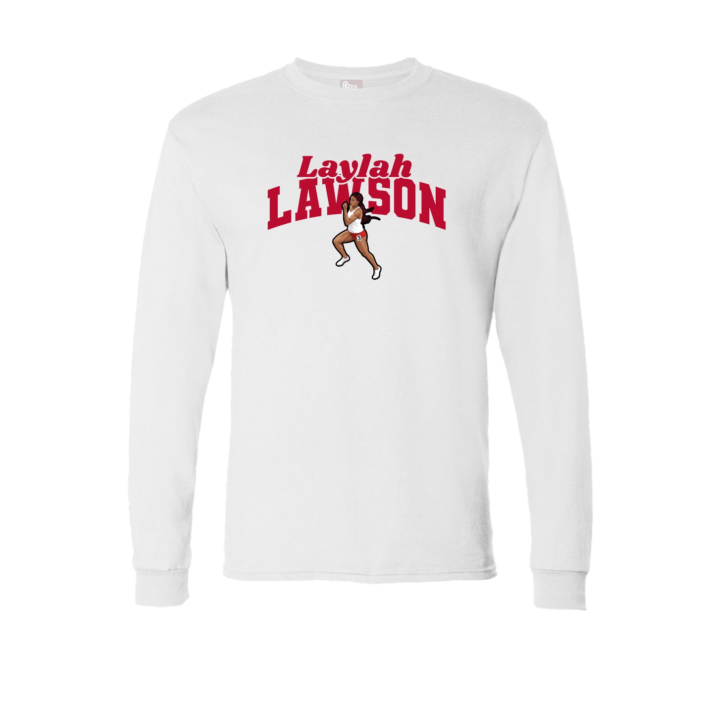 Long Sleeve Tee — Signature Arch in White