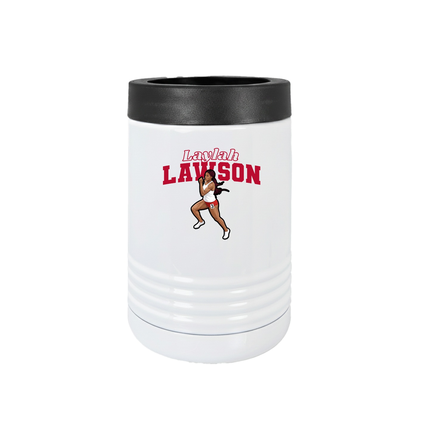 Beverage Holder — Name Arch in White