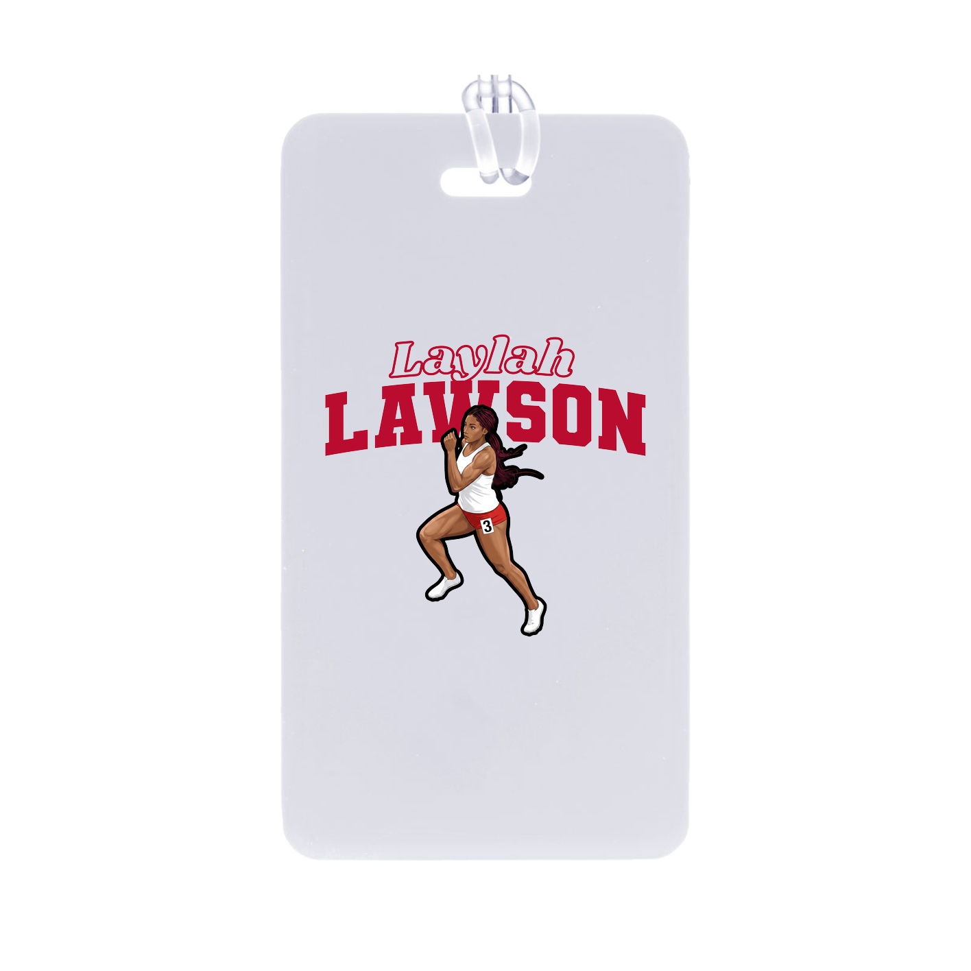 Bag Tag — Name Arch in Classic