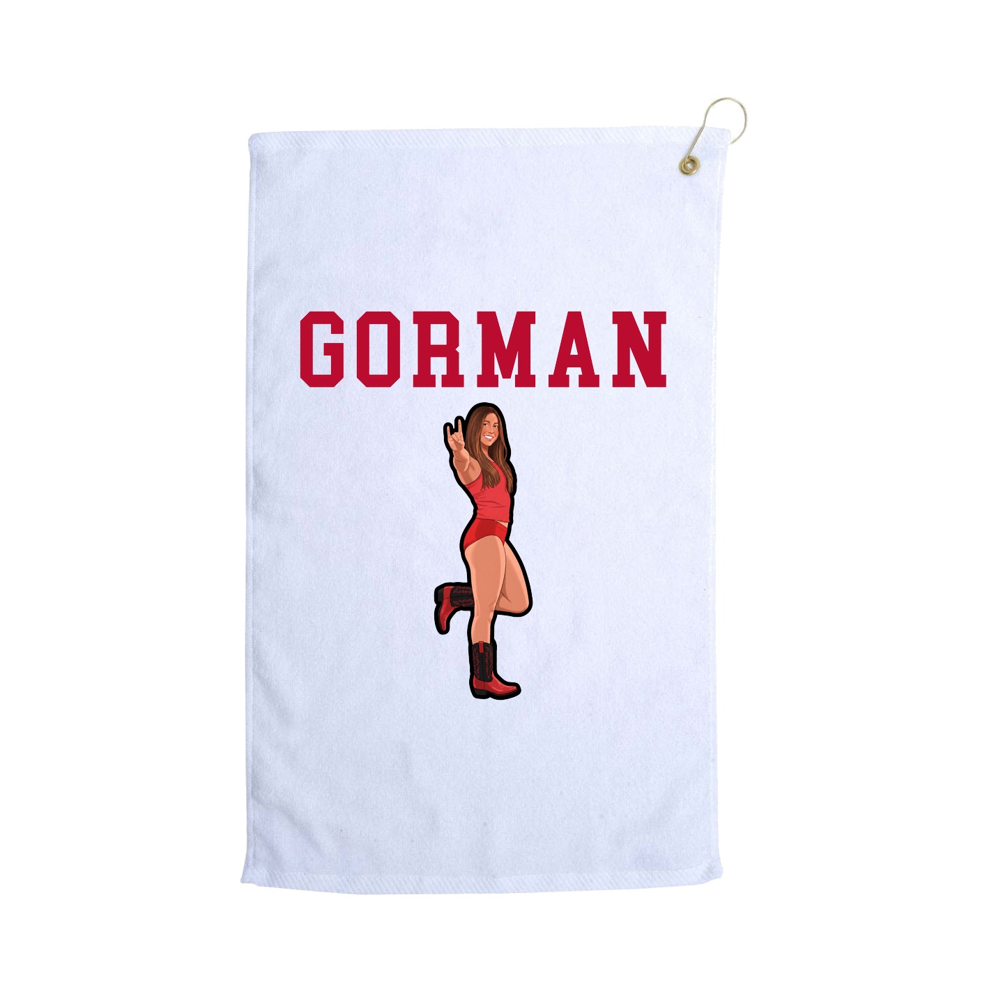 Golf Towel — Shirsey in White