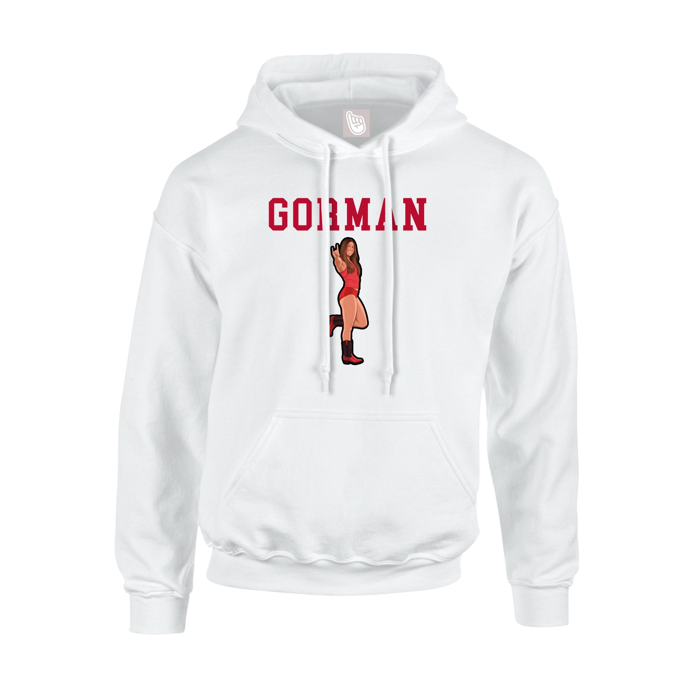 Youth Hoodie — Shirsey in White