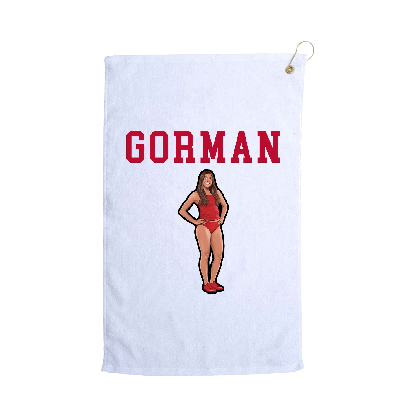 Golf Towel — Shirsey in White