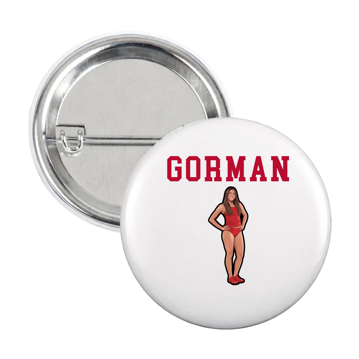 Game Day Button — Shirsey in White