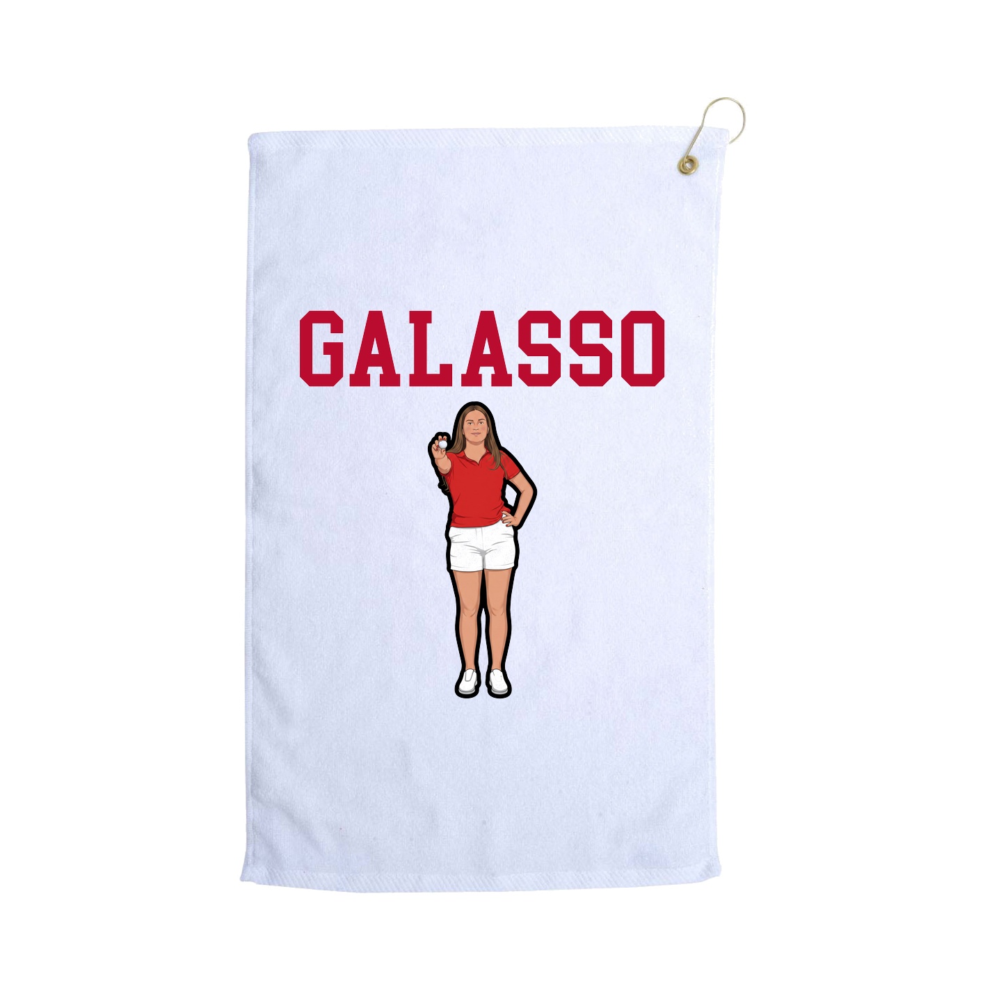 Golf Towel — Shirsey in White
