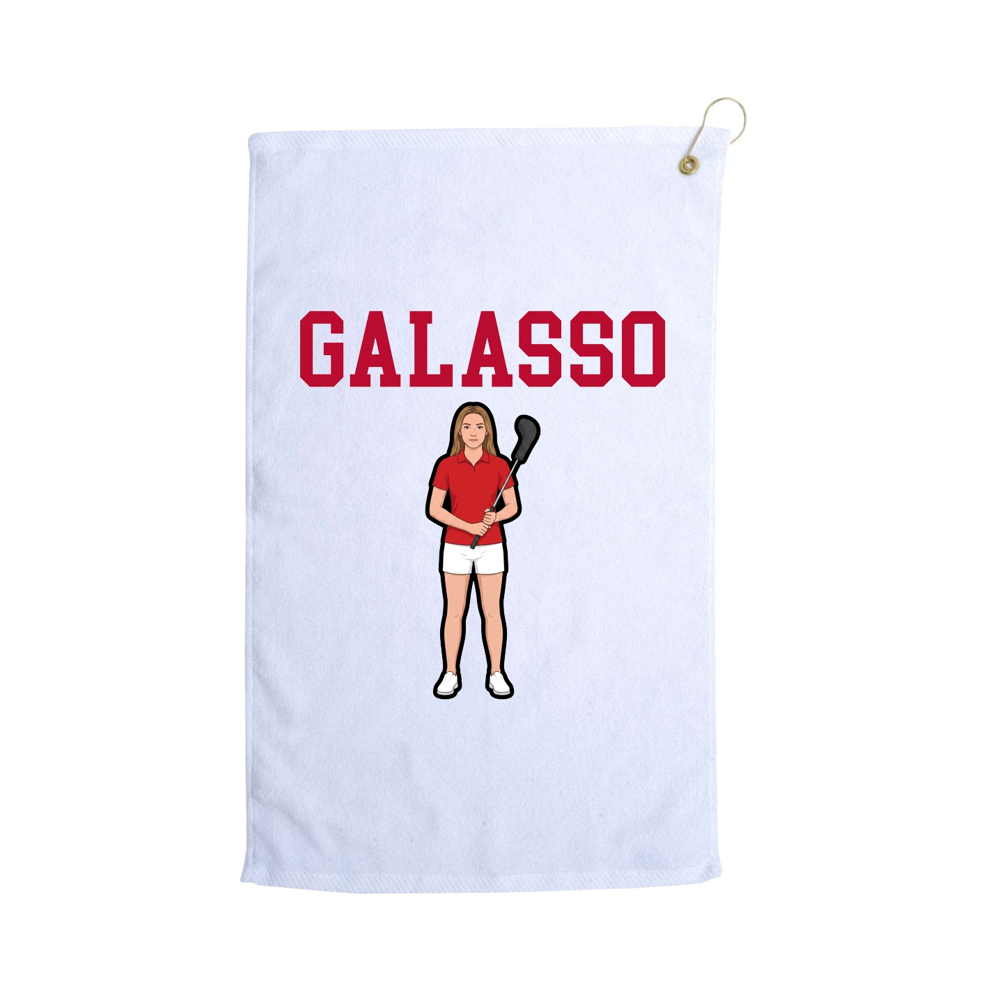 Golf Towel — Shirsey in White