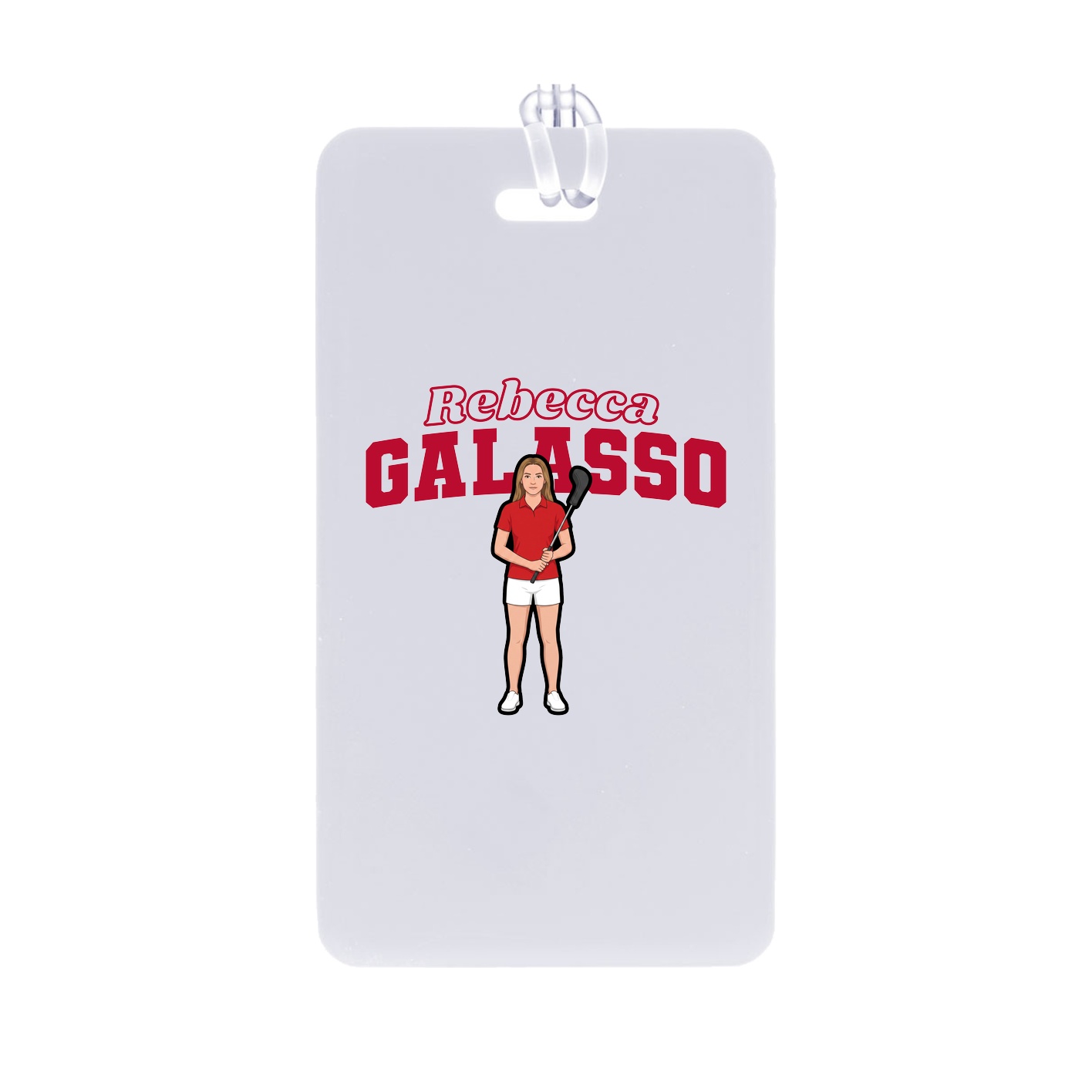 Bag Tag — Name Arch in Classic