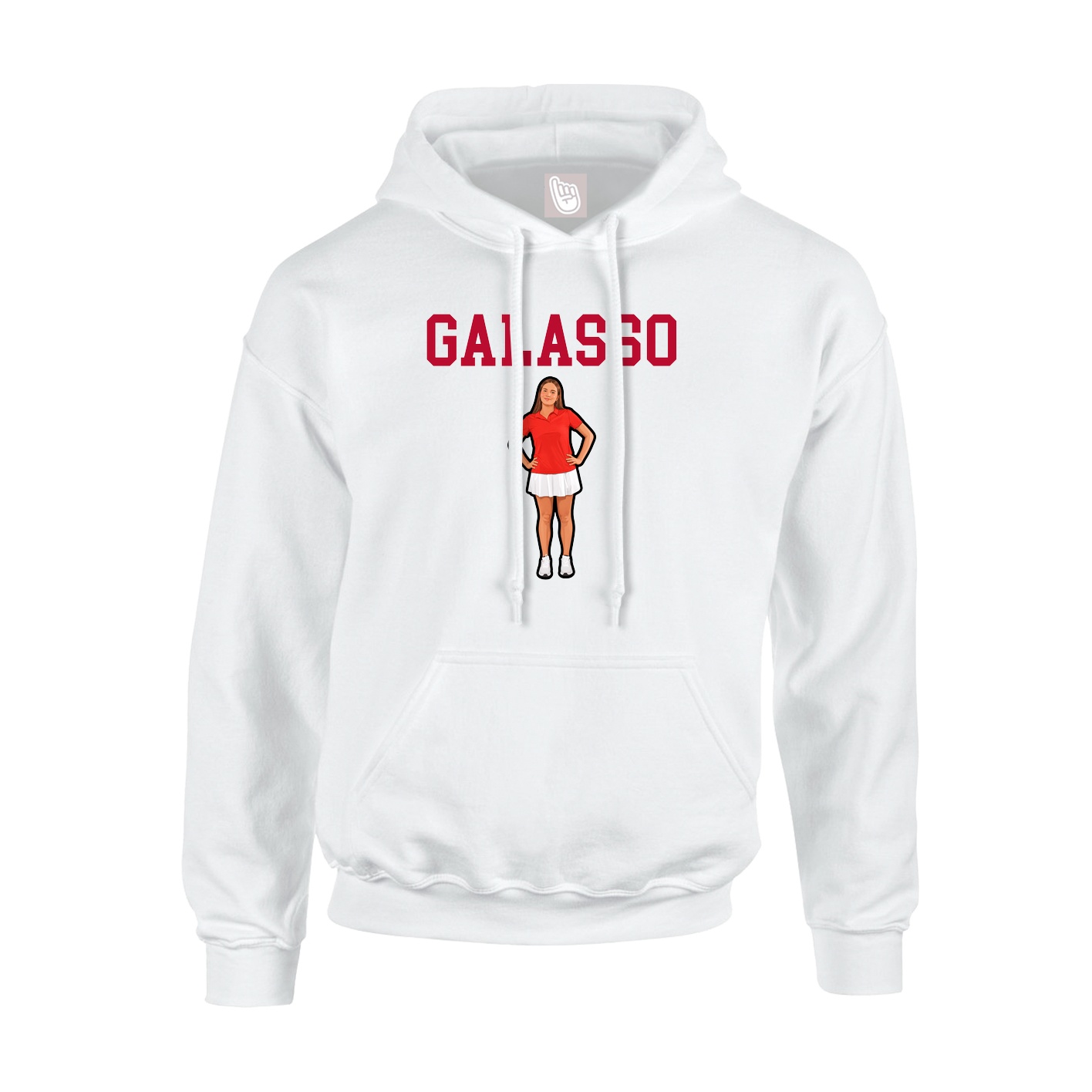 Hoodie — Shirsey in White