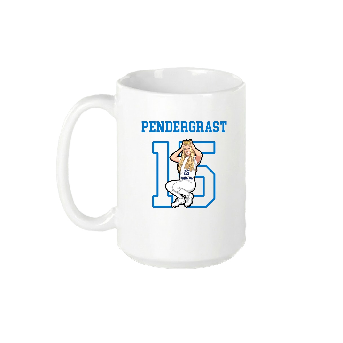 15oz Coffee Mug — Shirsey in White