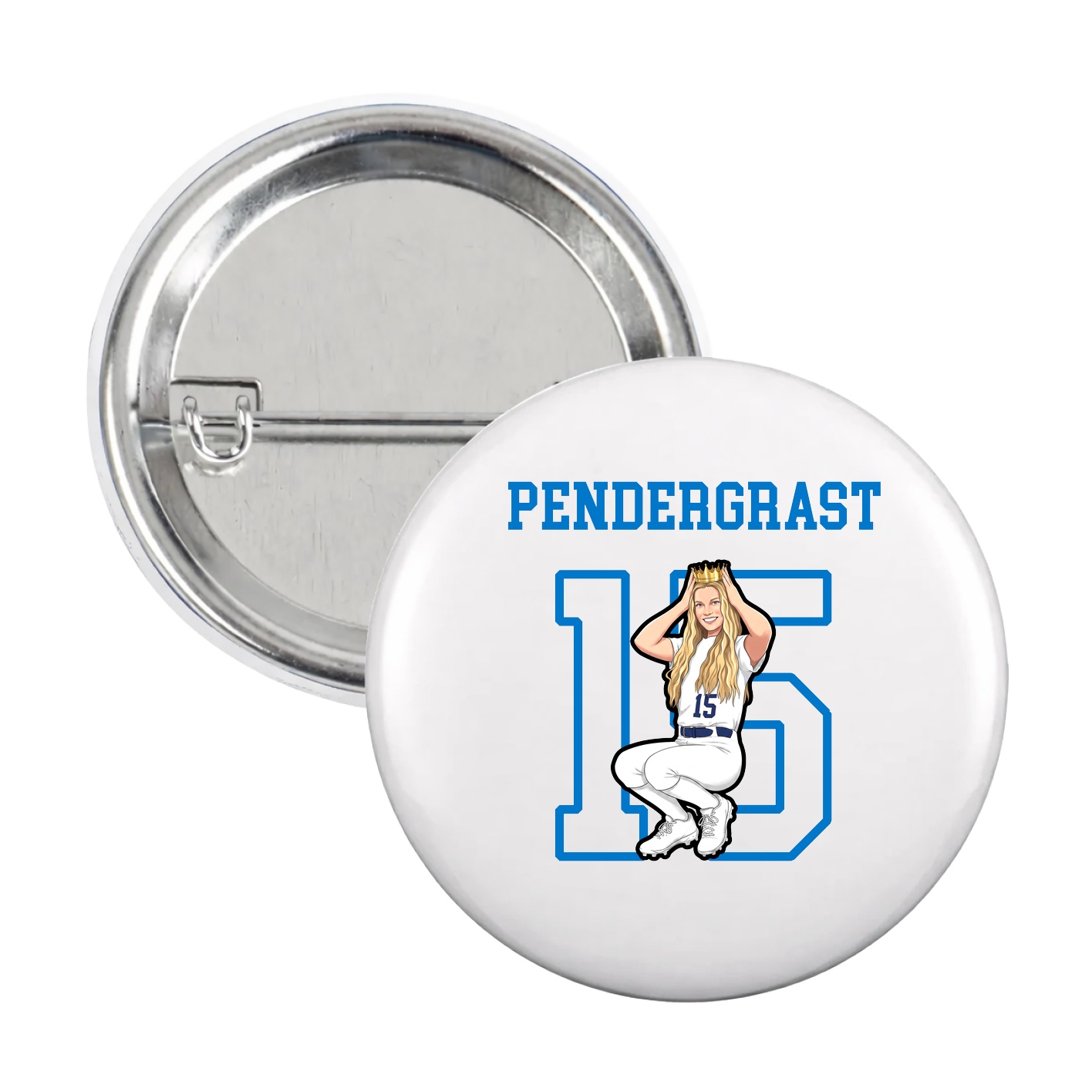 Game Day Button — Shirsey in White