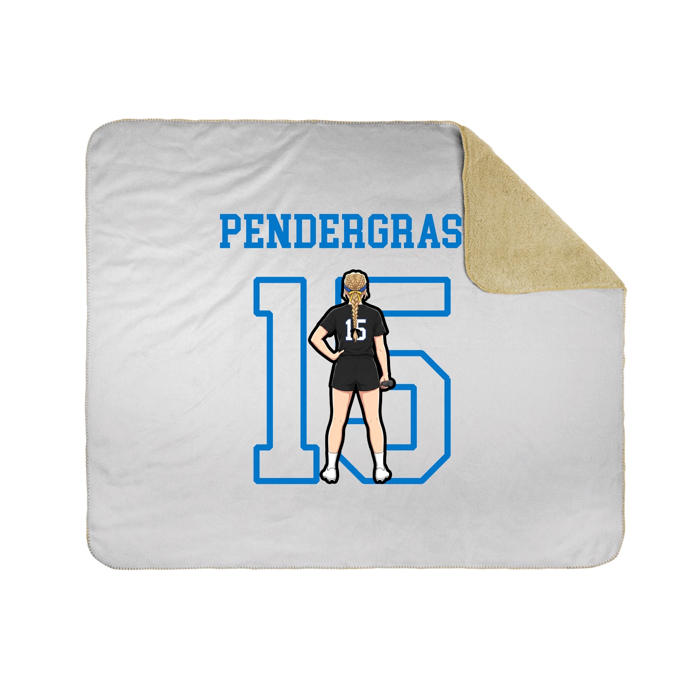 Throw Blanket — Shirsey in White